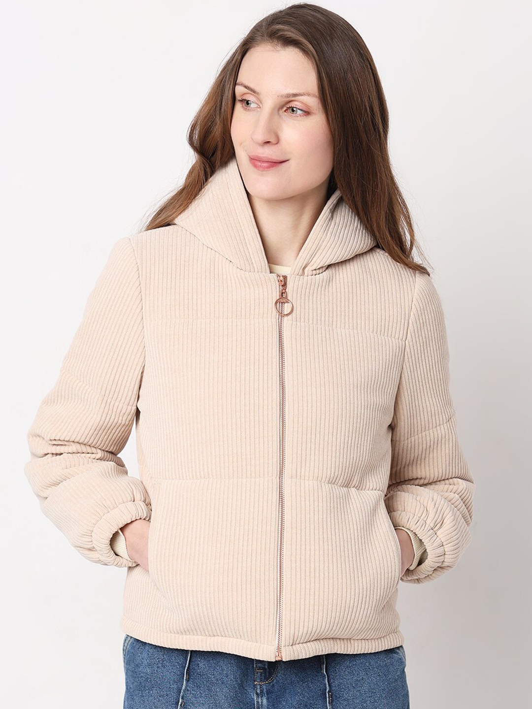 

Vero Moda Hooded Lightweight Tailored Jacket, Beige