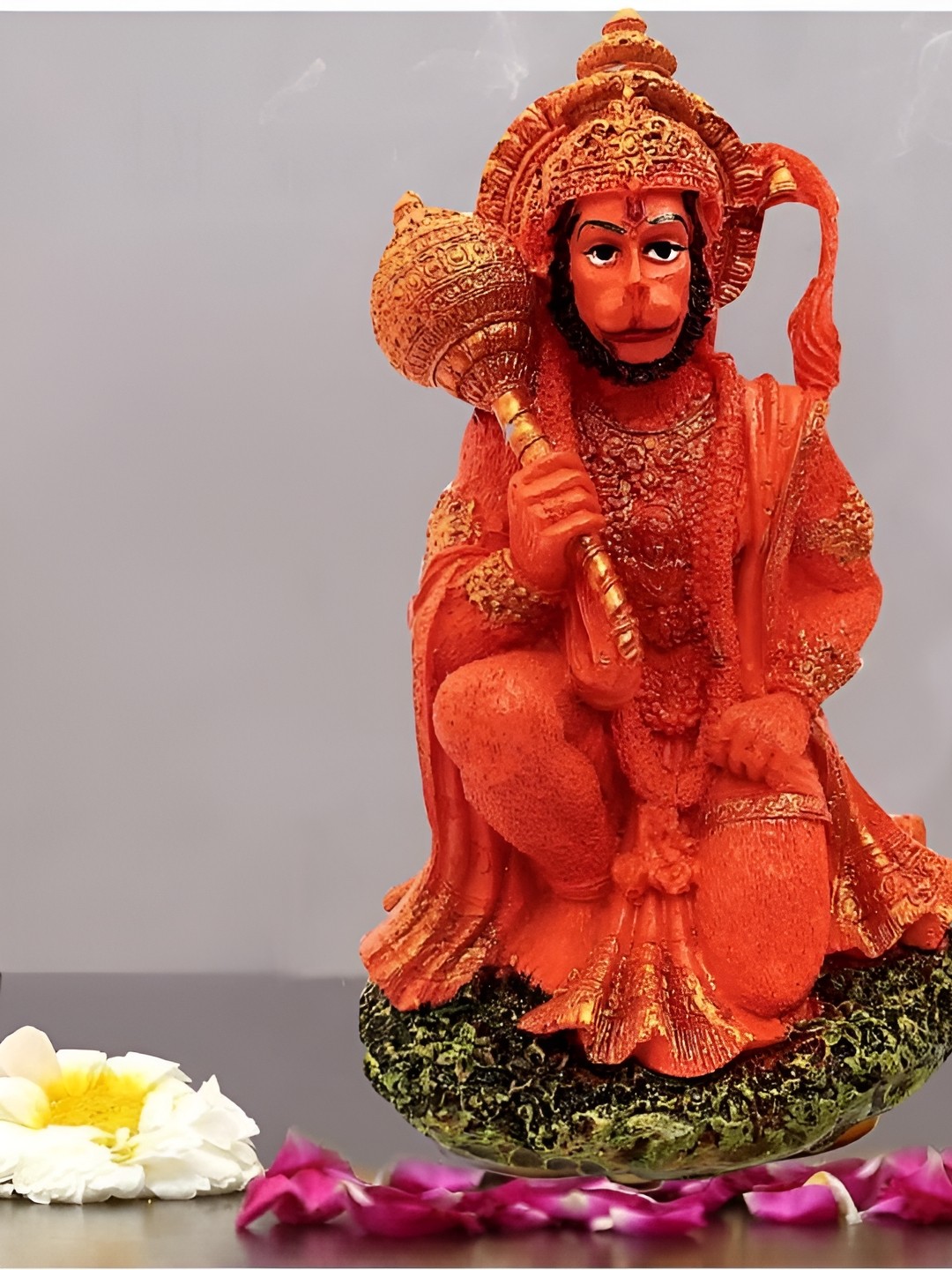 

krishnagallery1 Red & Gold Toned Religious Marble Showpiece