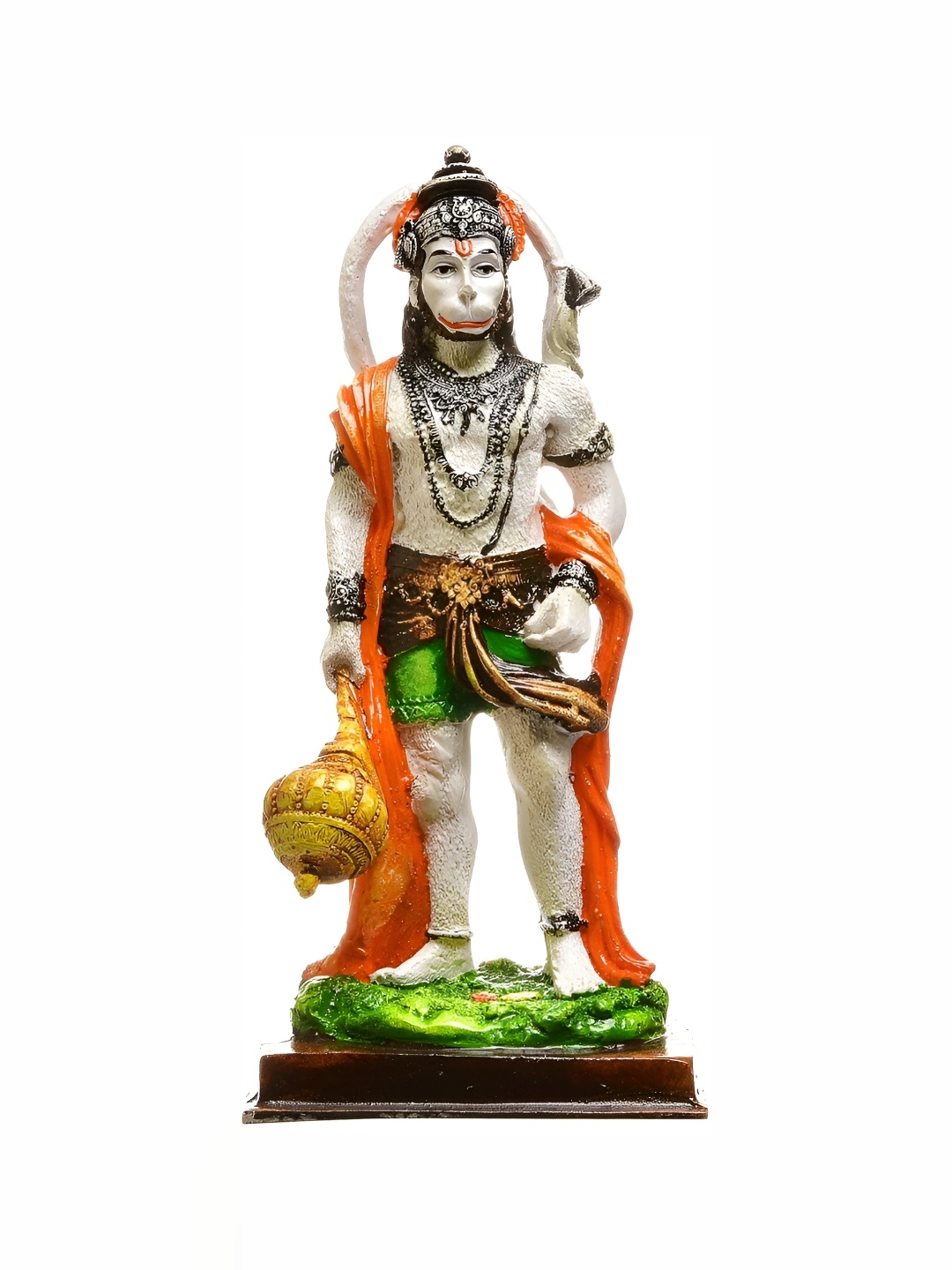 

krishnagallery1 White Standing Hanuman Statue Religious Showpiece