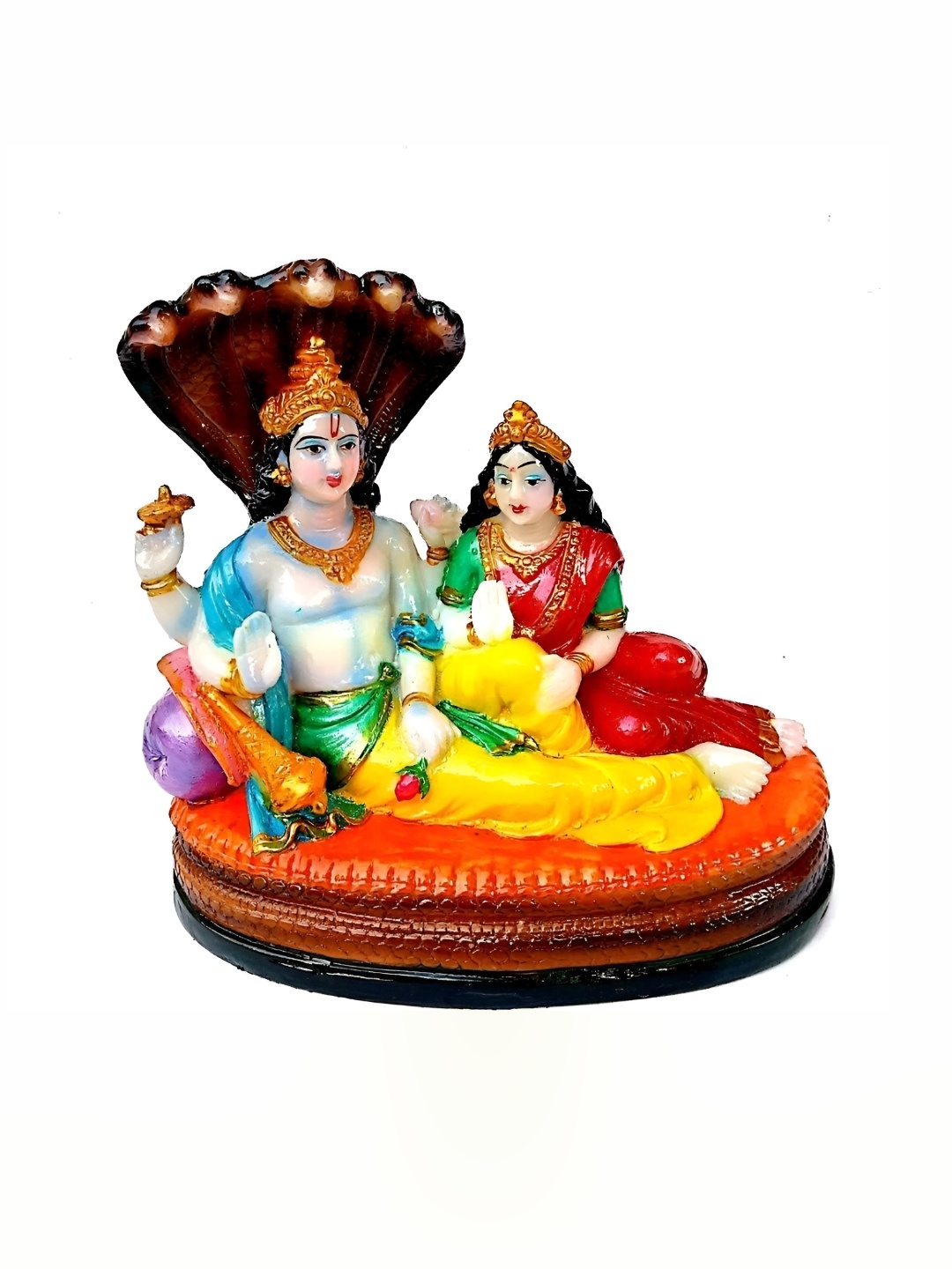

krishnagallery1 Blue & Yellow Marble Religious Idol Showpiece