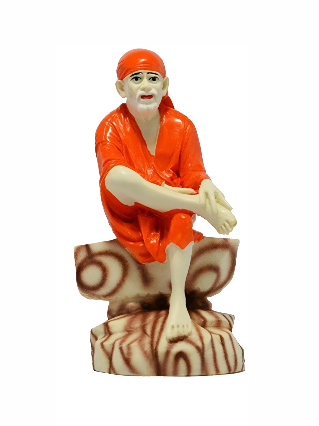 

krishnagallery1 White & Orange Sai Baba Statue Marble Showpiece