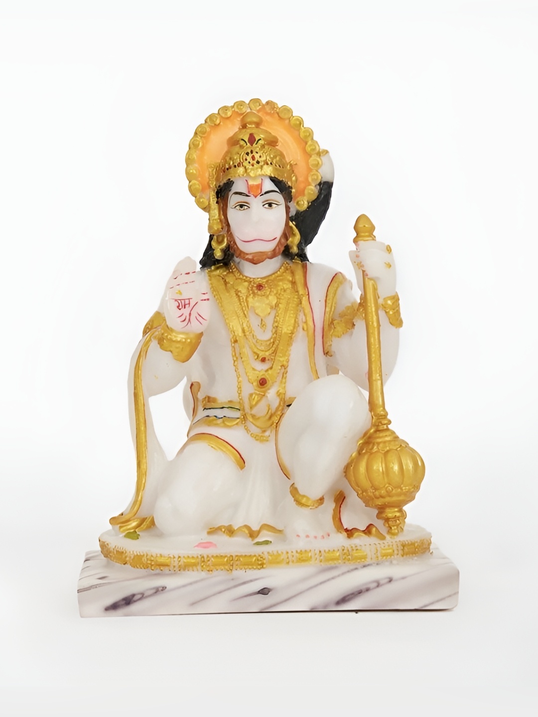 

krishnagallery1 White Marble Hanuman Ji Showpiece