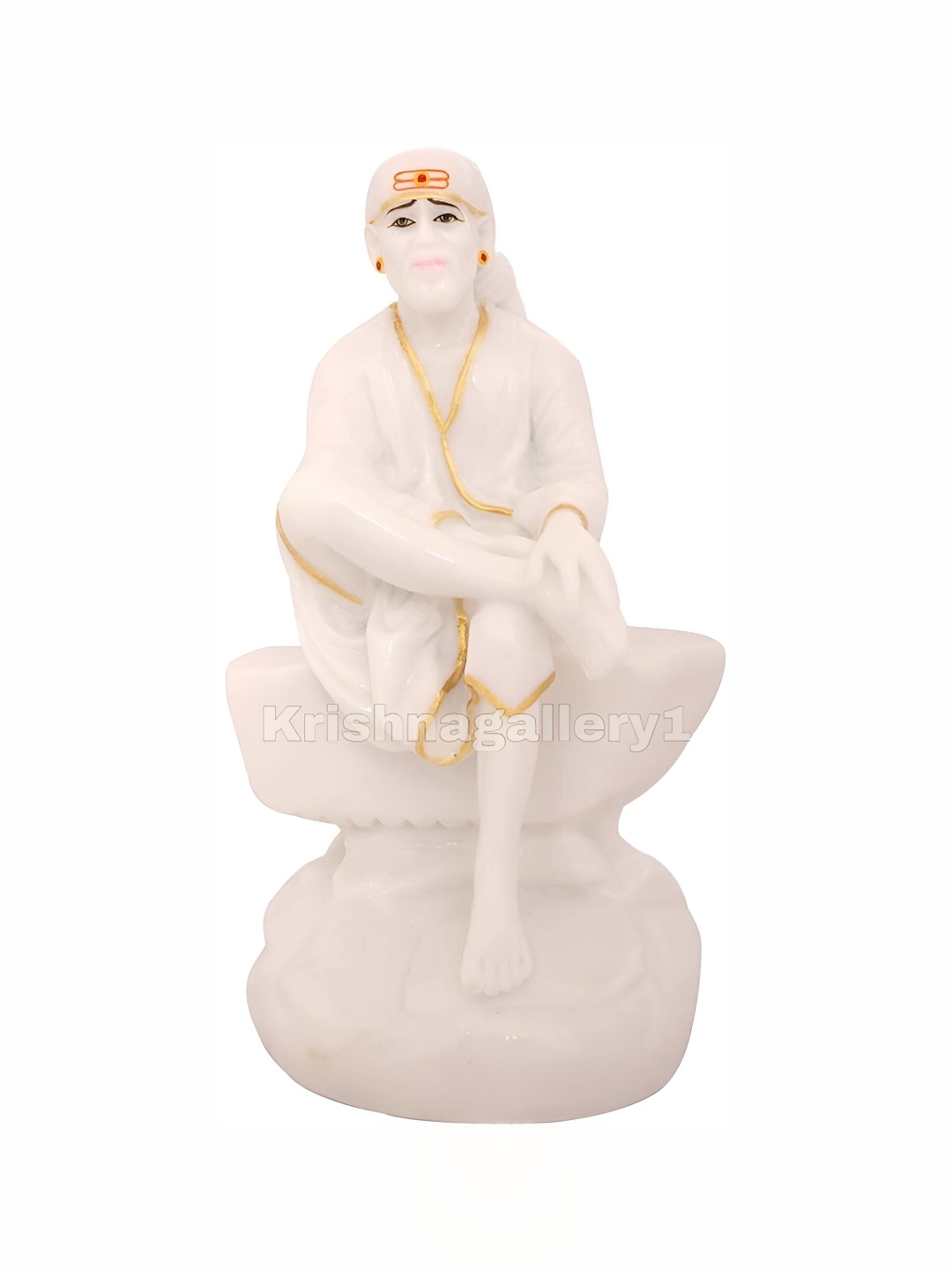 

krishnagallery1 White Marble Religious Idol Showpiece