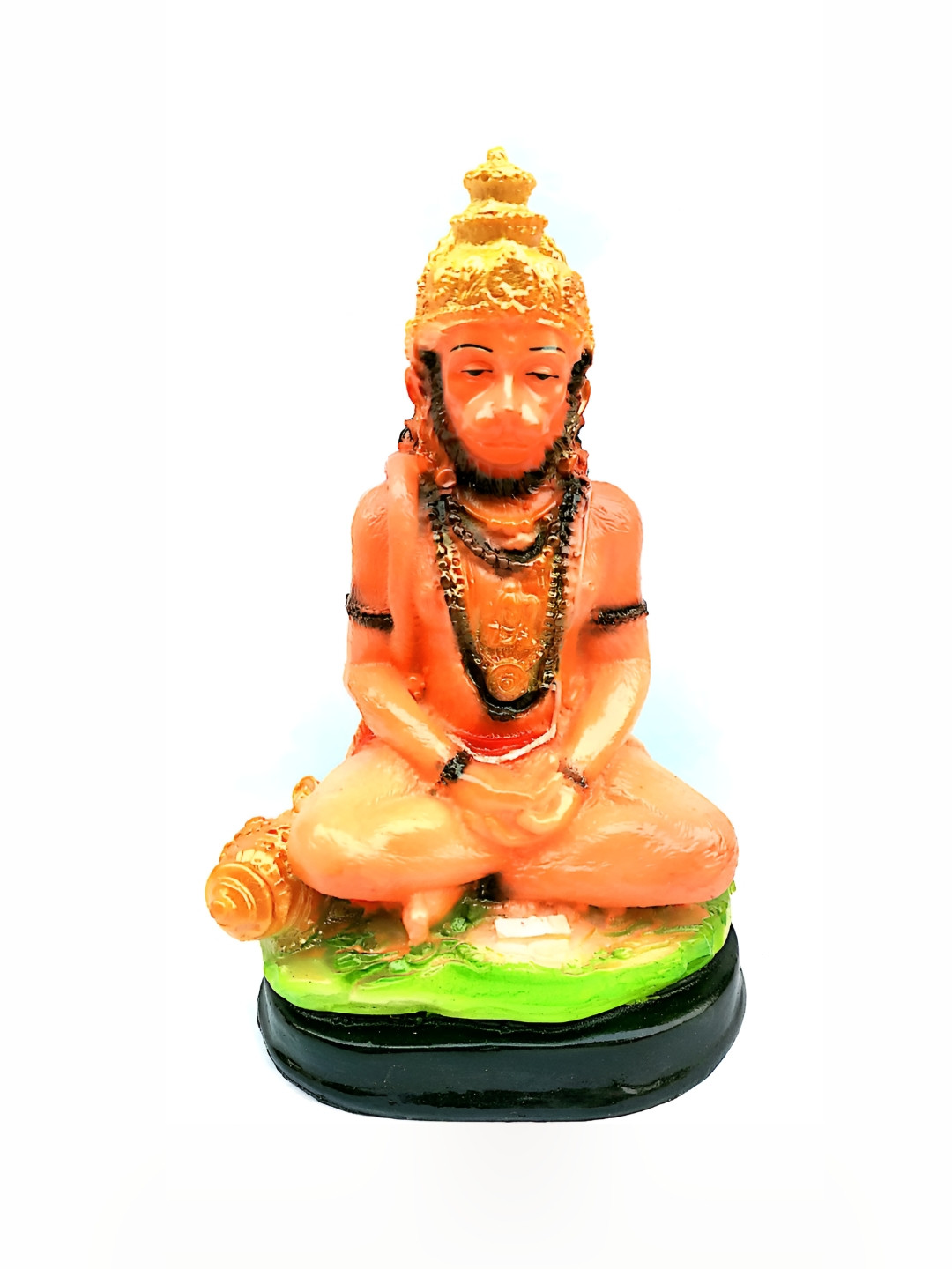 

krishnagallery1 Orange & Gold Toned Religious Marble Showpiece
