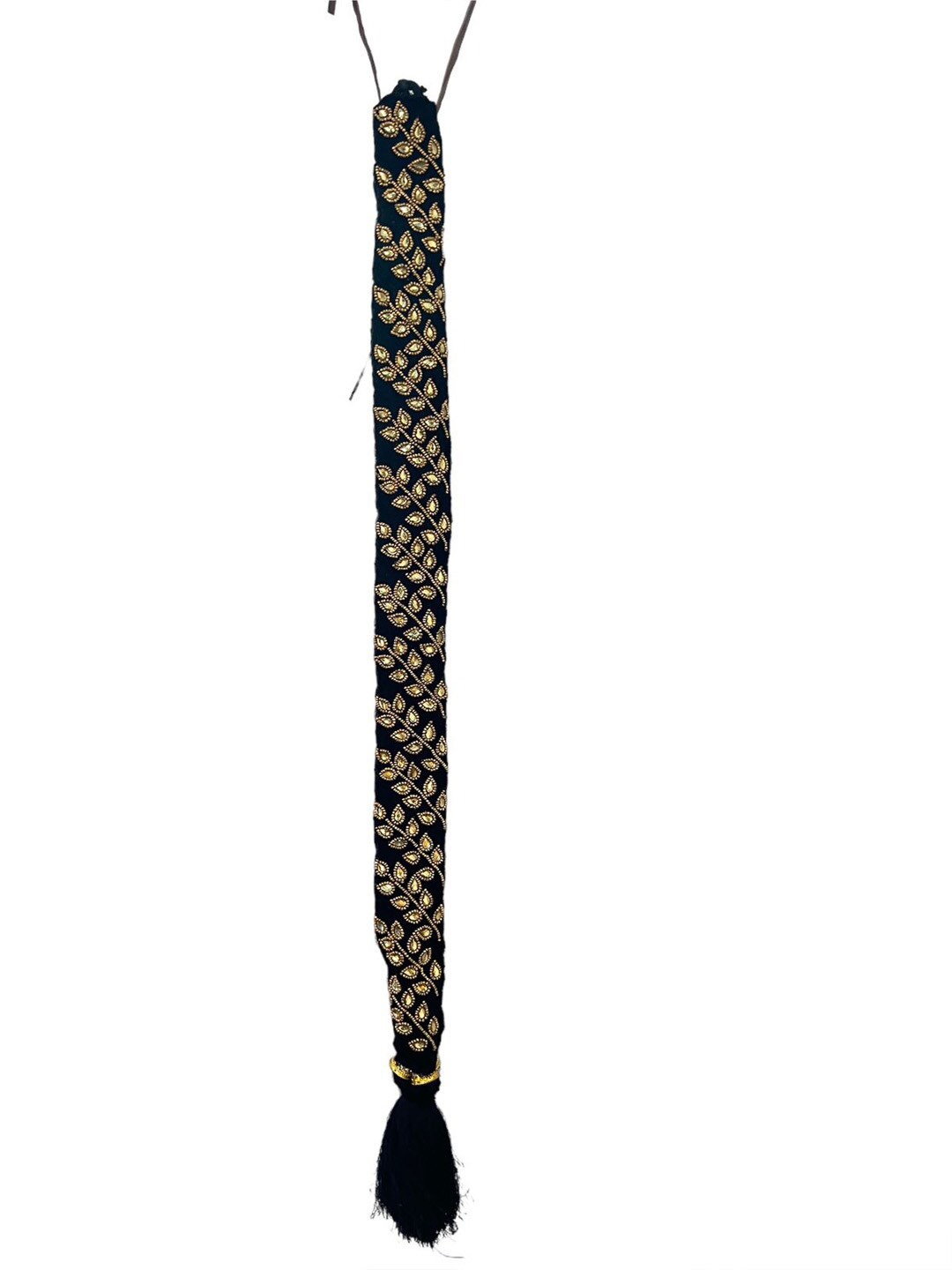 

FIMBUL Bharatanatyam Kunjalam Braid Hair Extension, Black