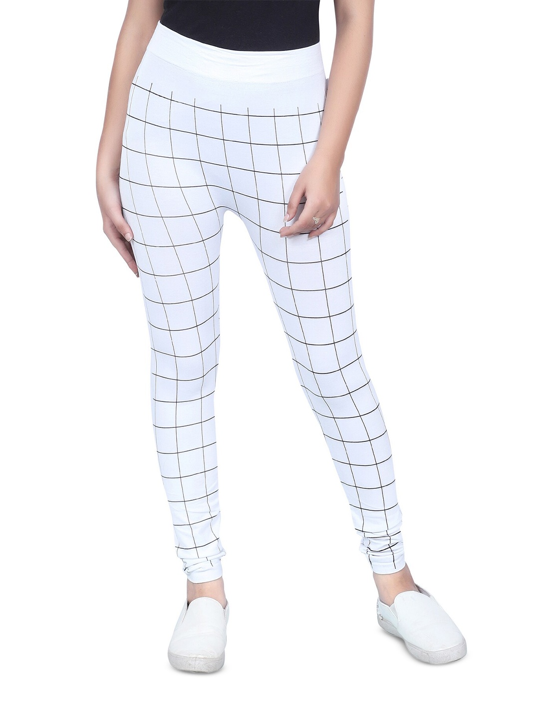 

BAESD Girls White Skinny Fit Fashion