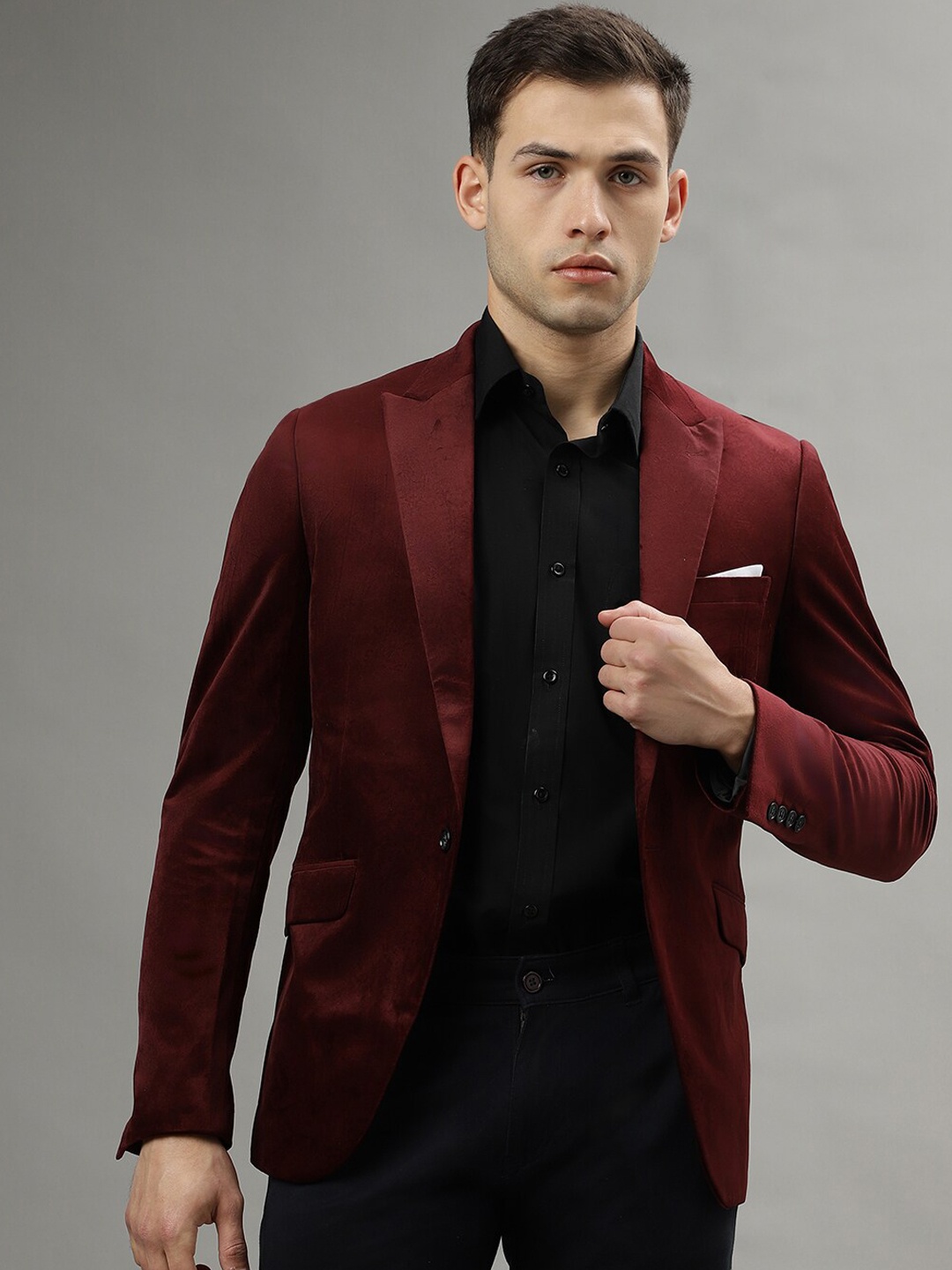 

LINDBERGH Single Breasted Blazers, Burgundy