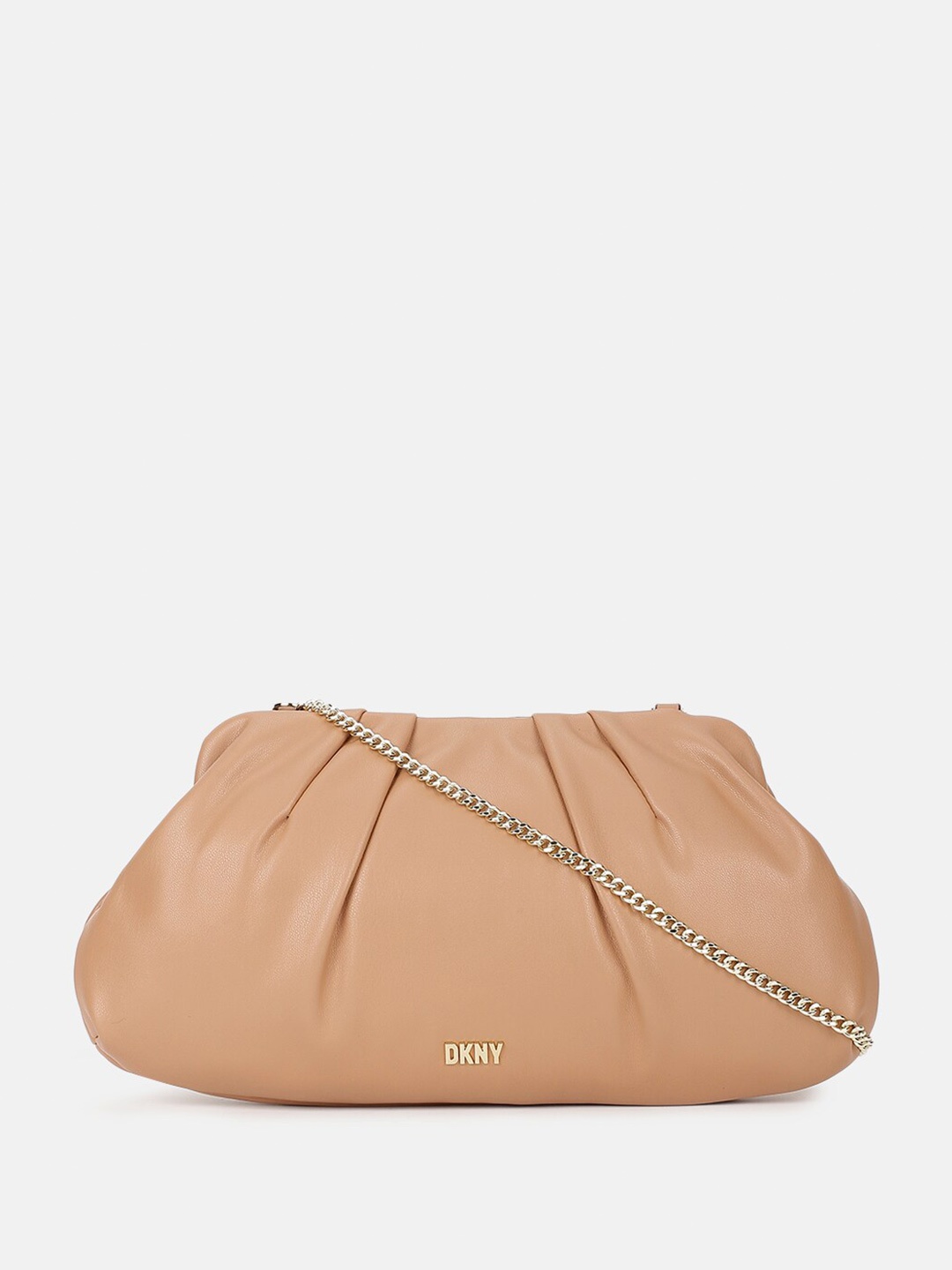 

DKNY Purse Clutch With Shoulder Strap, Beige