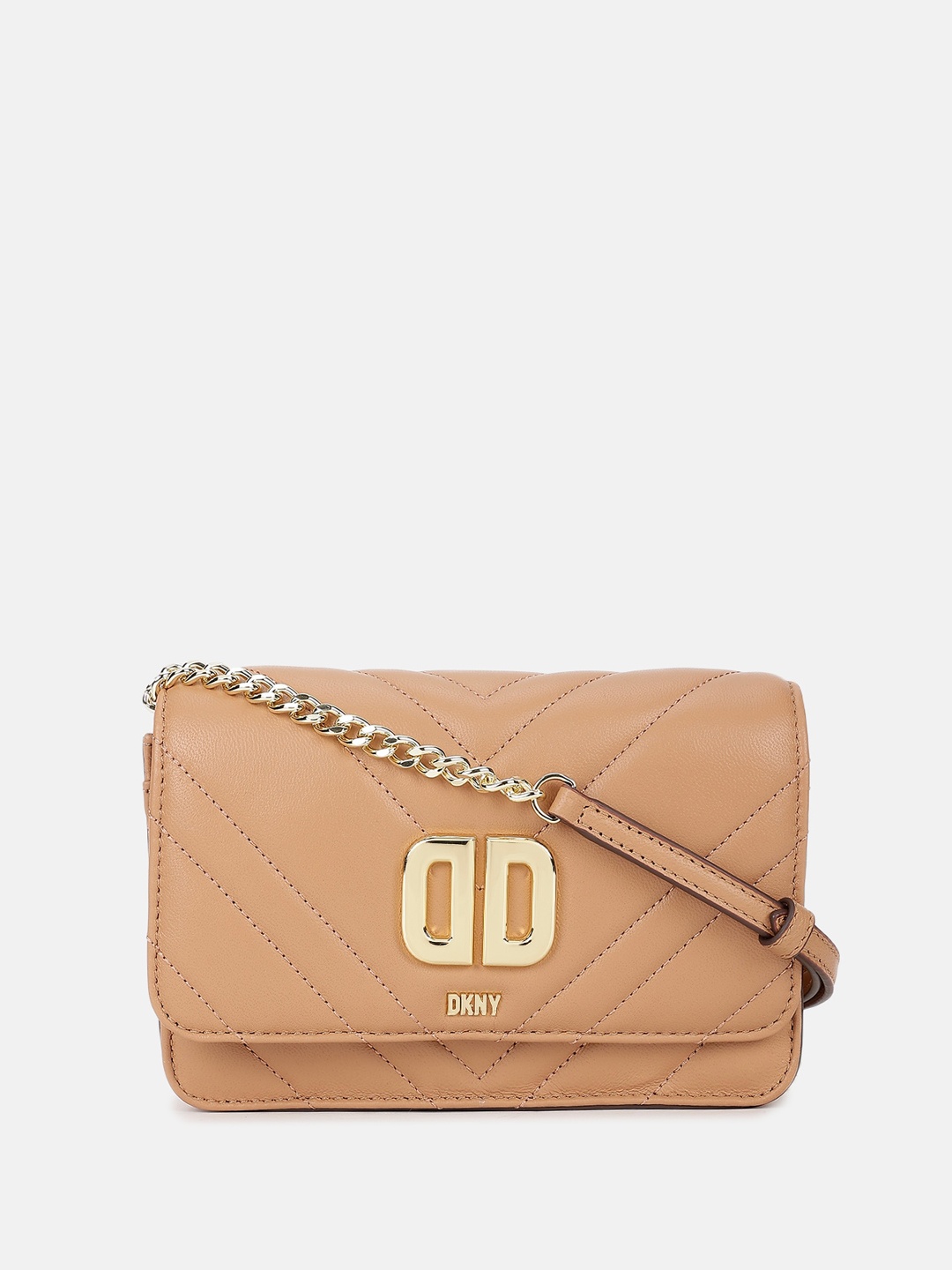 

DKNY Leather Sling Bag, Beige