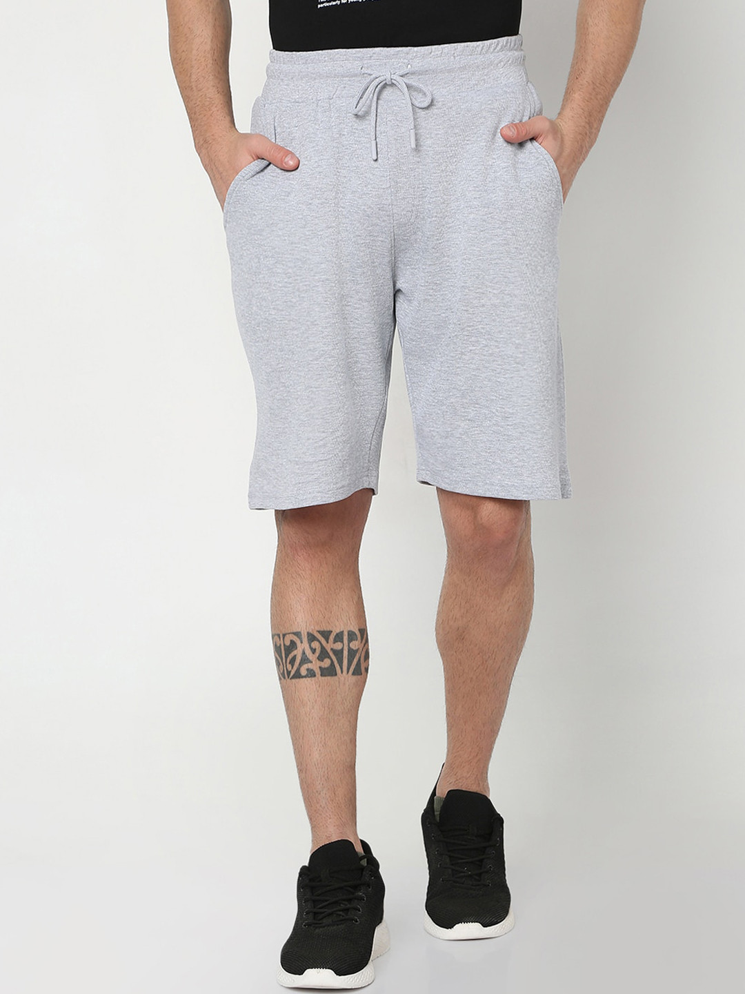 

R&B Men Grey Fashion Shorts