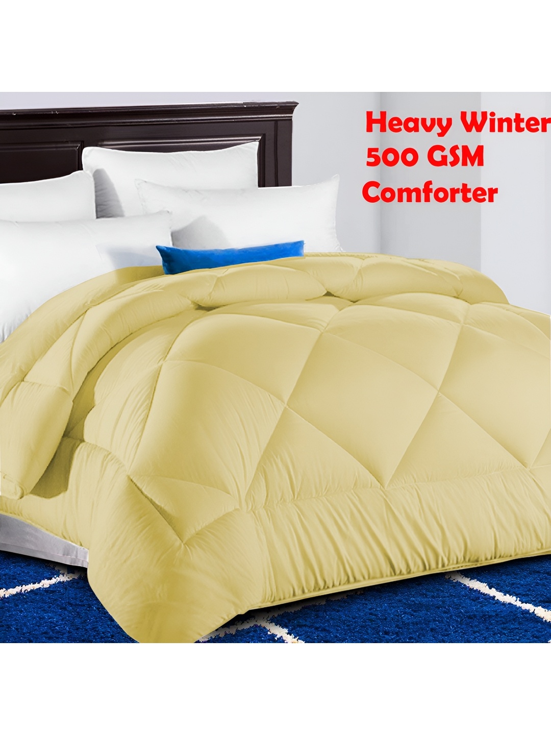 

Texlux Beige Heavy Winter 500 GSM Double Bed Comforter