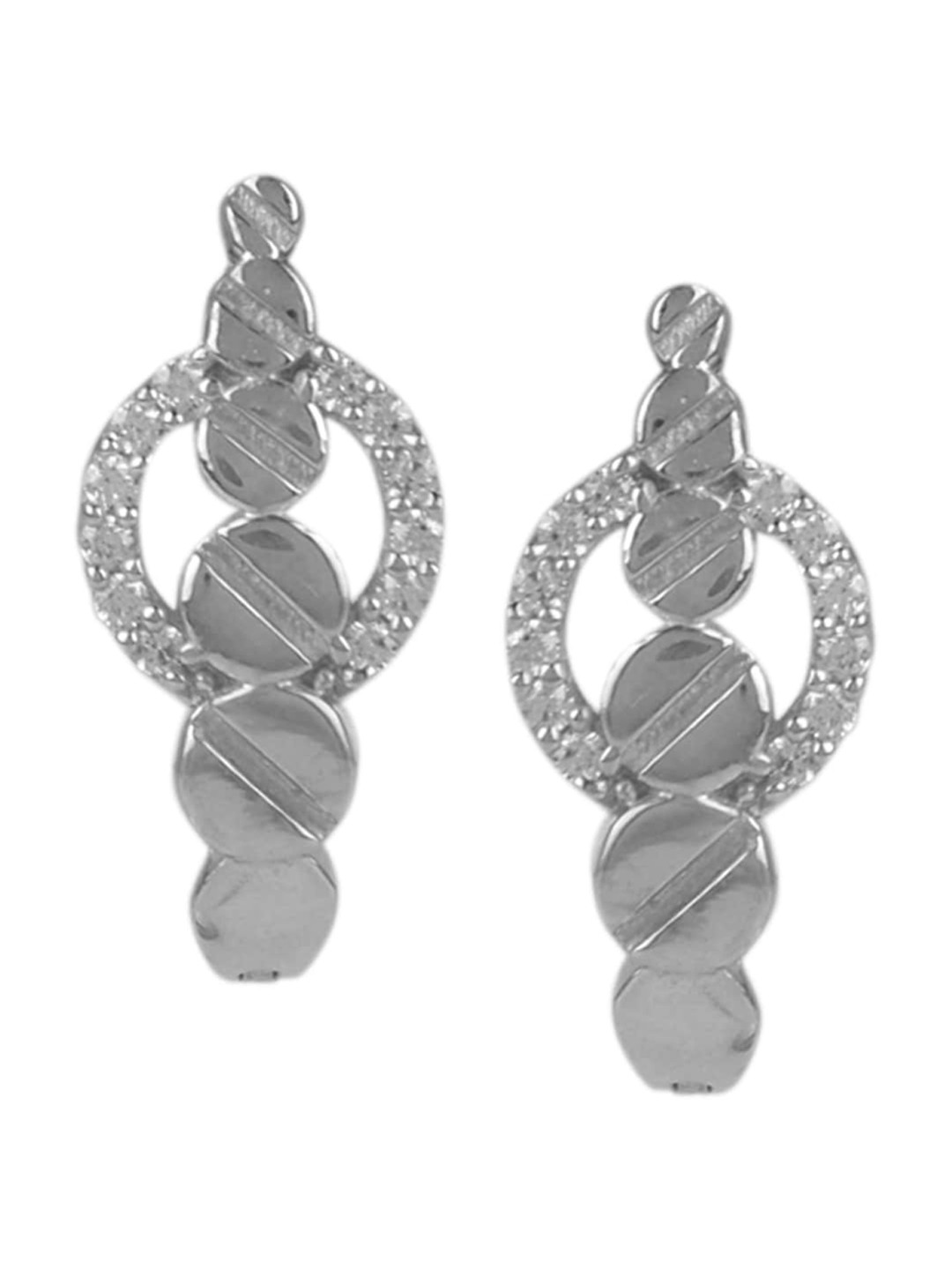 

Silverwala Hoop Earrings, Silver