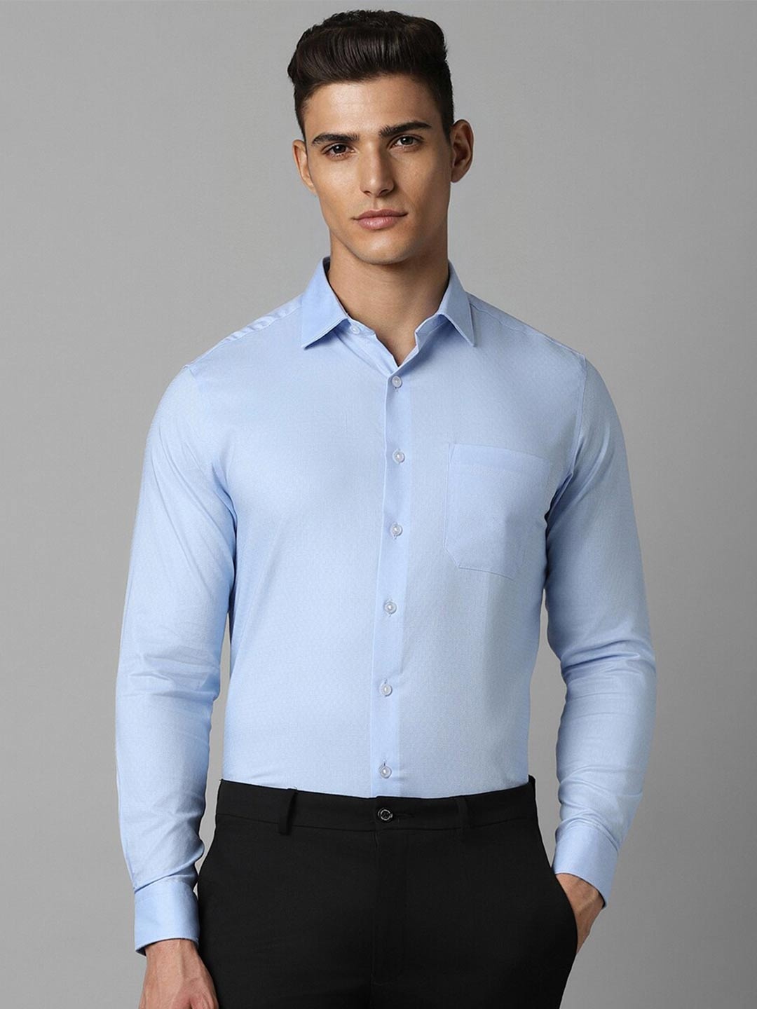 

Louis Philippe Slim Fit Formal Shirt, Blue