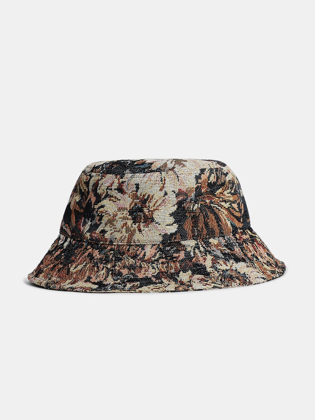

Jack & Jones JACSANTORINI BUCKE Men Self Design Bucket Hat, Brown