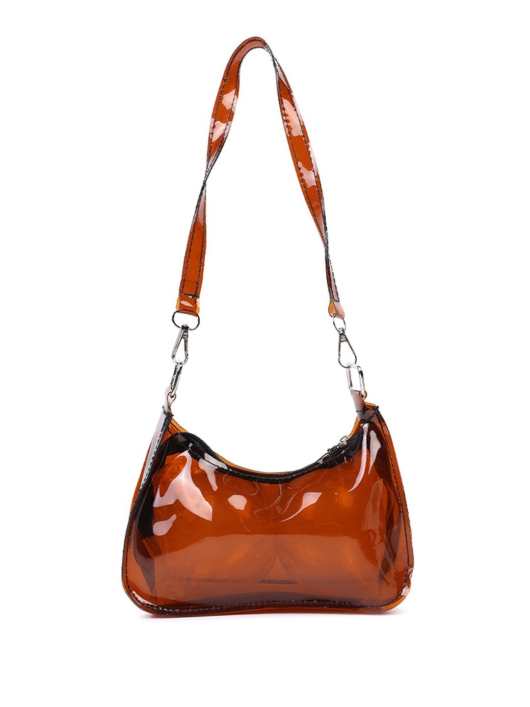 

London Rag Half Moon Hobo Bag, Coffee brown