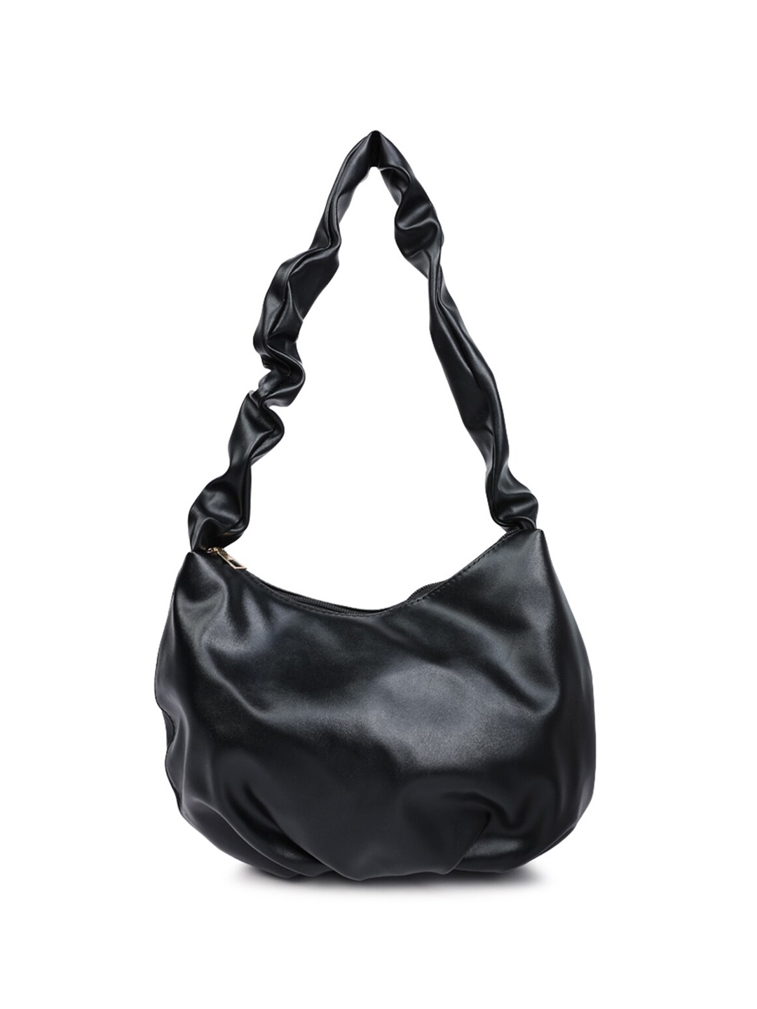 

London Rag Structured Hobo Bag, Black