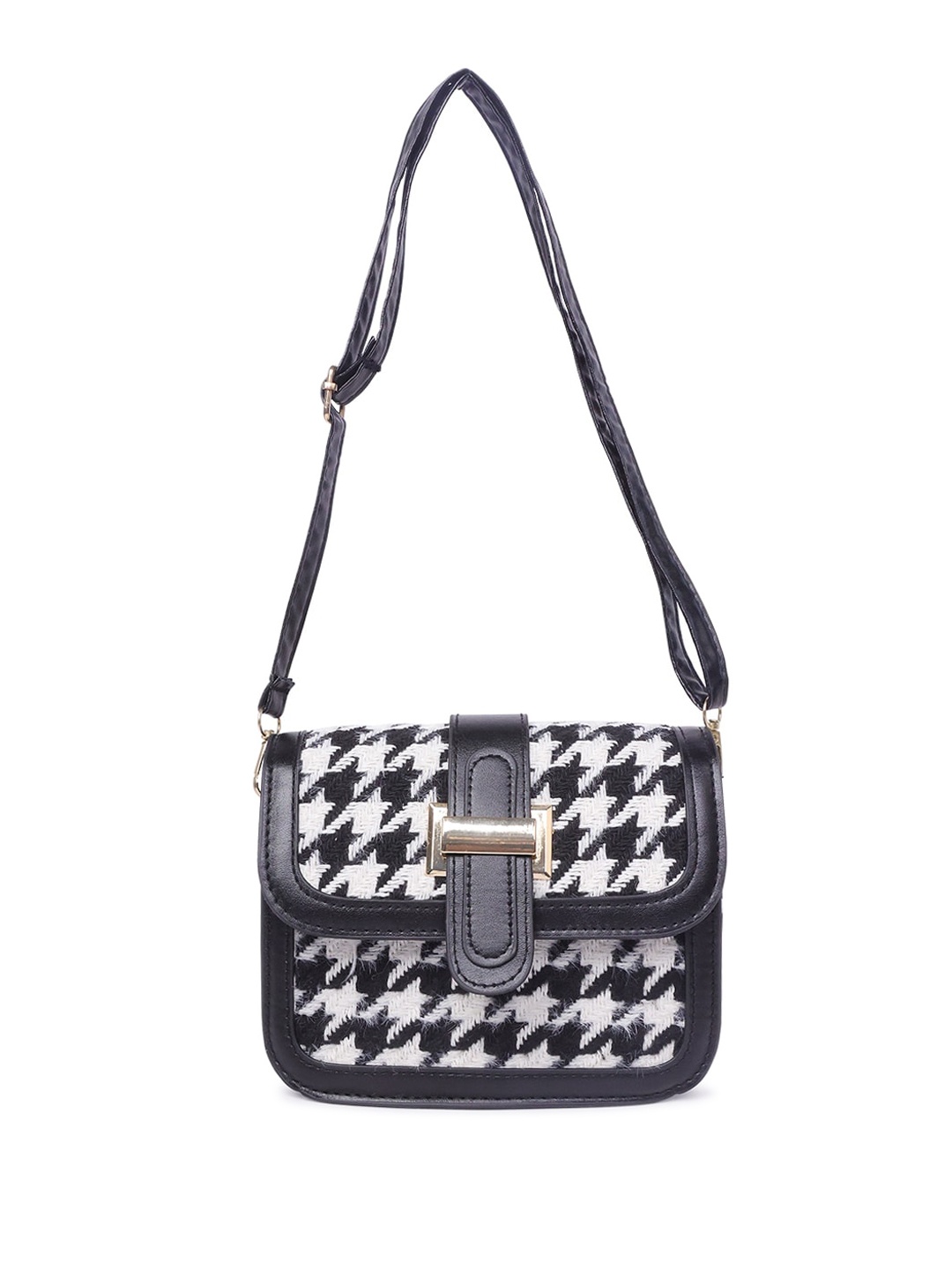 

London Rag Black PU Sling Bag