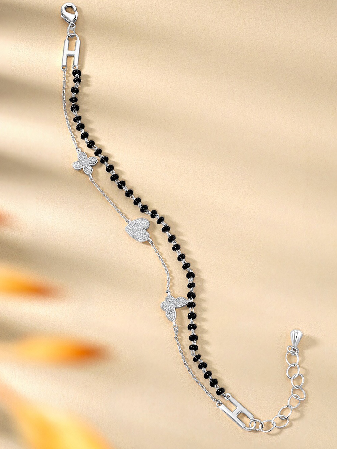 

Peora Women Silver-Plated Link Bracelet