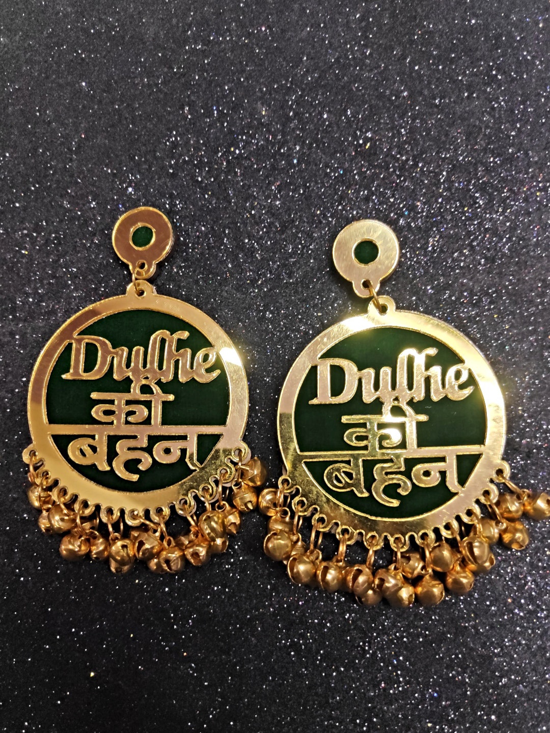 

Proplady Gold-Toned Circular Jhumkas Earrings