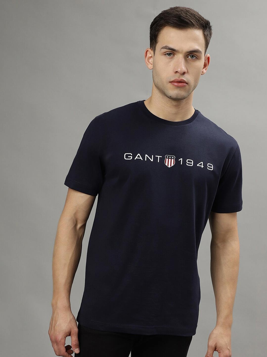 

GANT Pure Cotton T-shirt, Navy blue