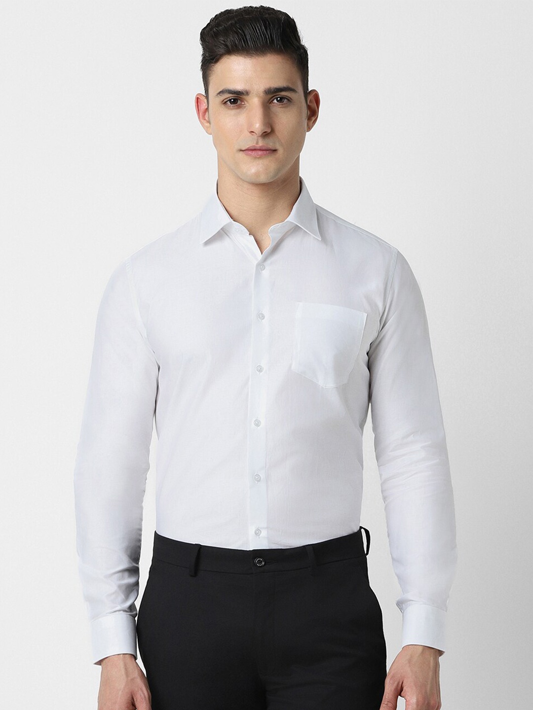 

Van Heusen Slim Fit Cotton Formal Shirt, White