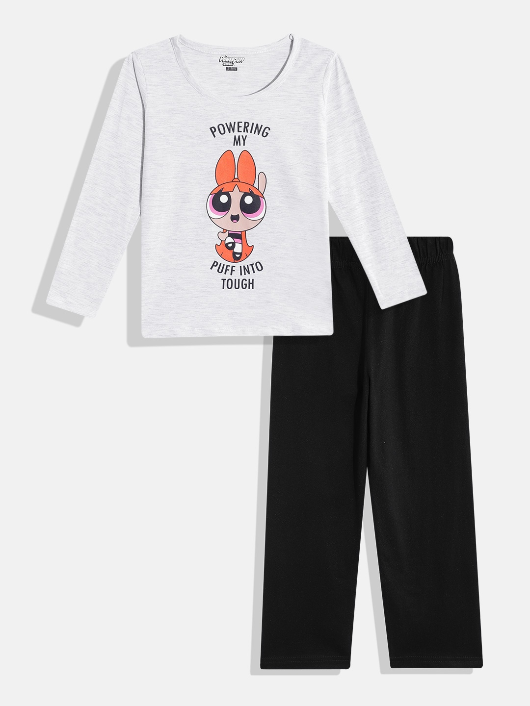 

Eteenz Boys PowerPuff Girls Printed T-shirt with Trousers, Assorted