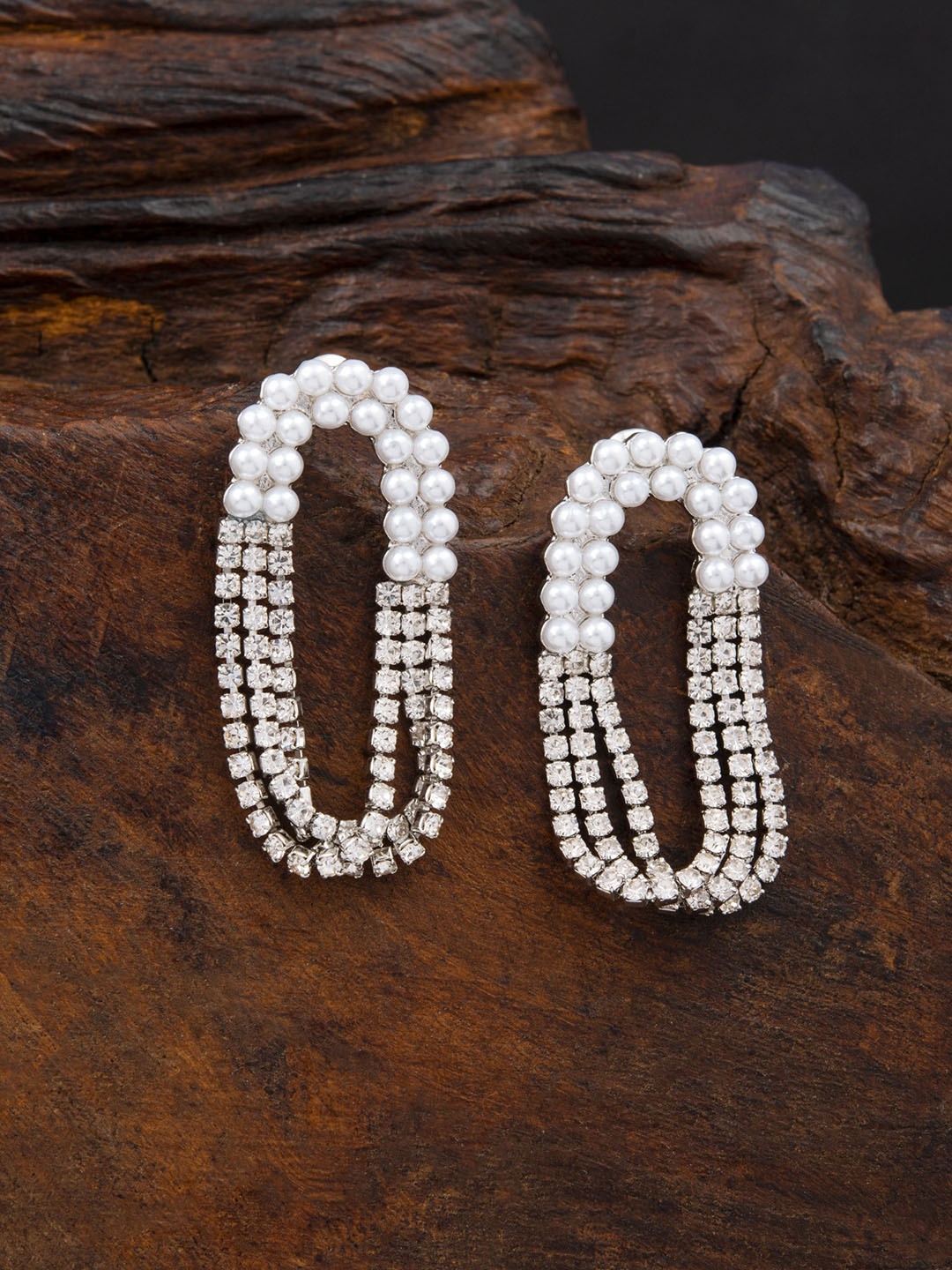 

E2O Silver-Plated Drop Earrings