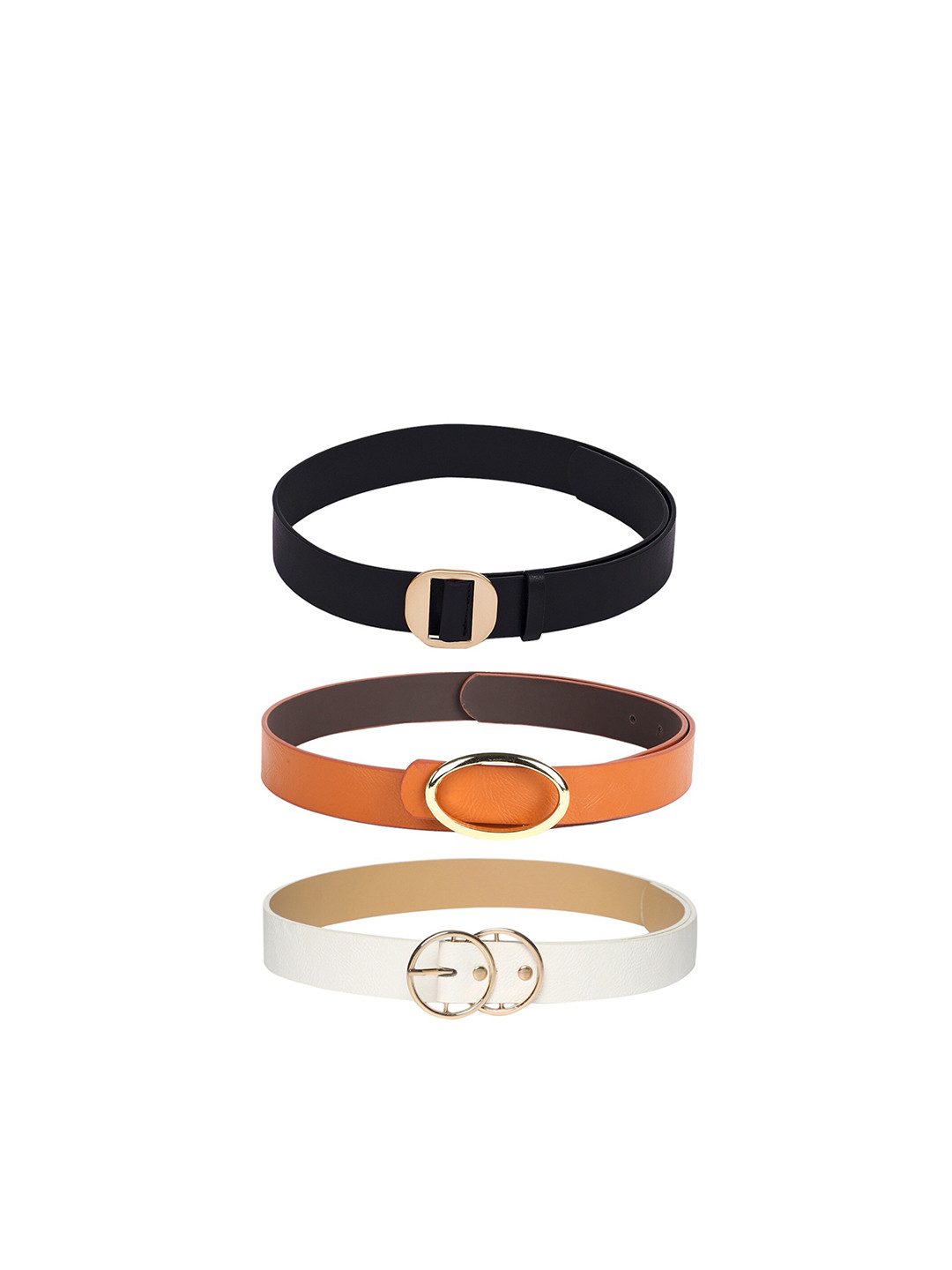 

CRUSSET Women Black 3 Belt