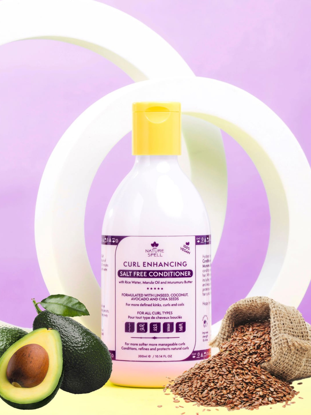 

Nature Spell Curl Enhancing Hair Conditioner - 300ml, Lavender