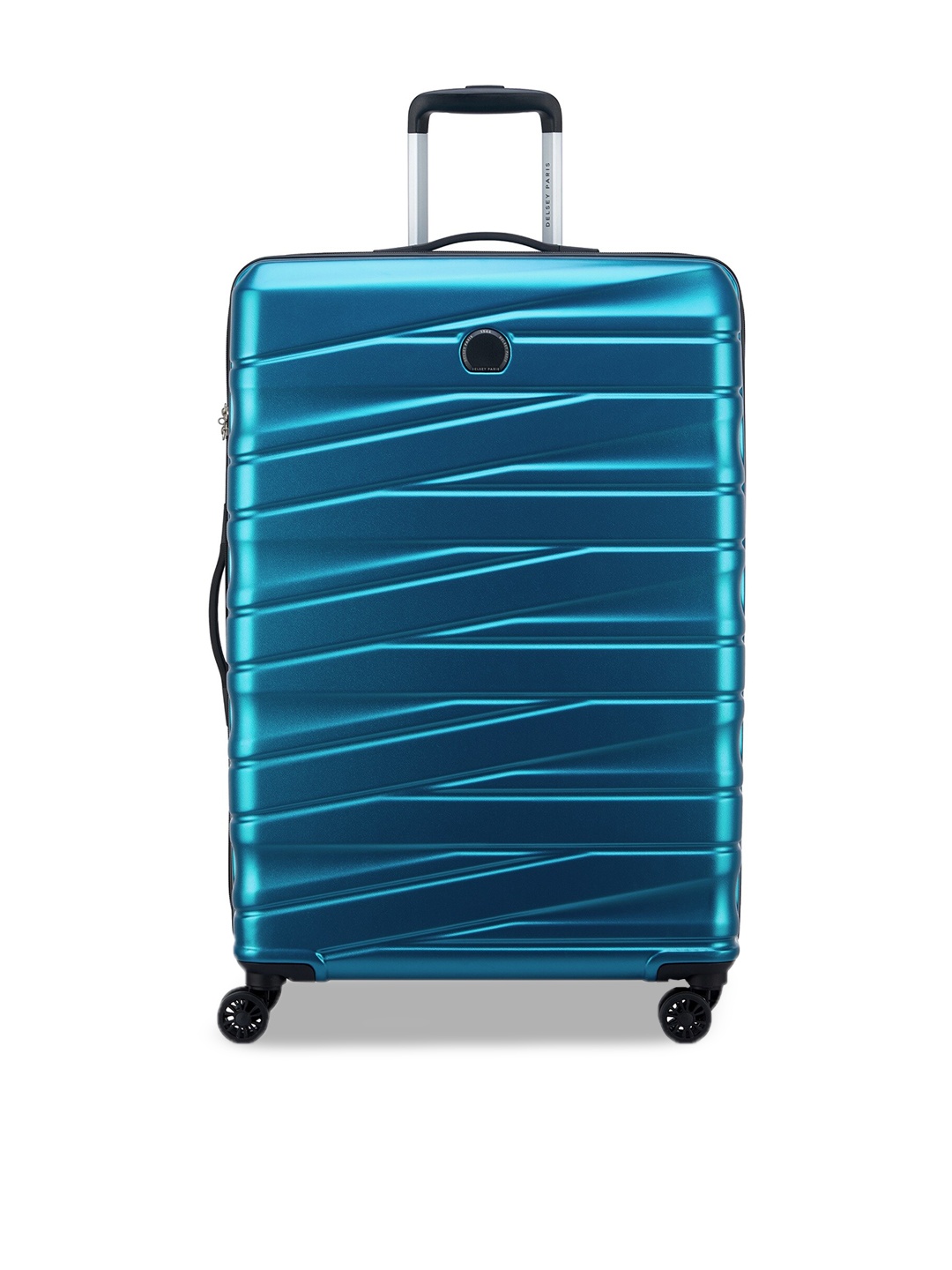 

DELSEY Unisex Hard-Sided Medium Trolley Suitcase-66cm, Blue