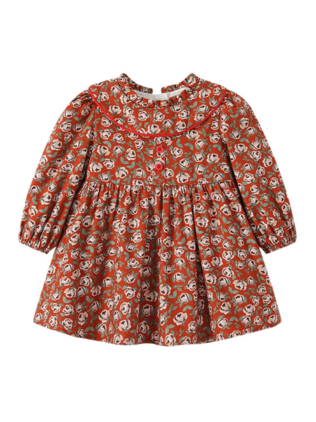 

StyleCast Red Floral Print A-Line Dress