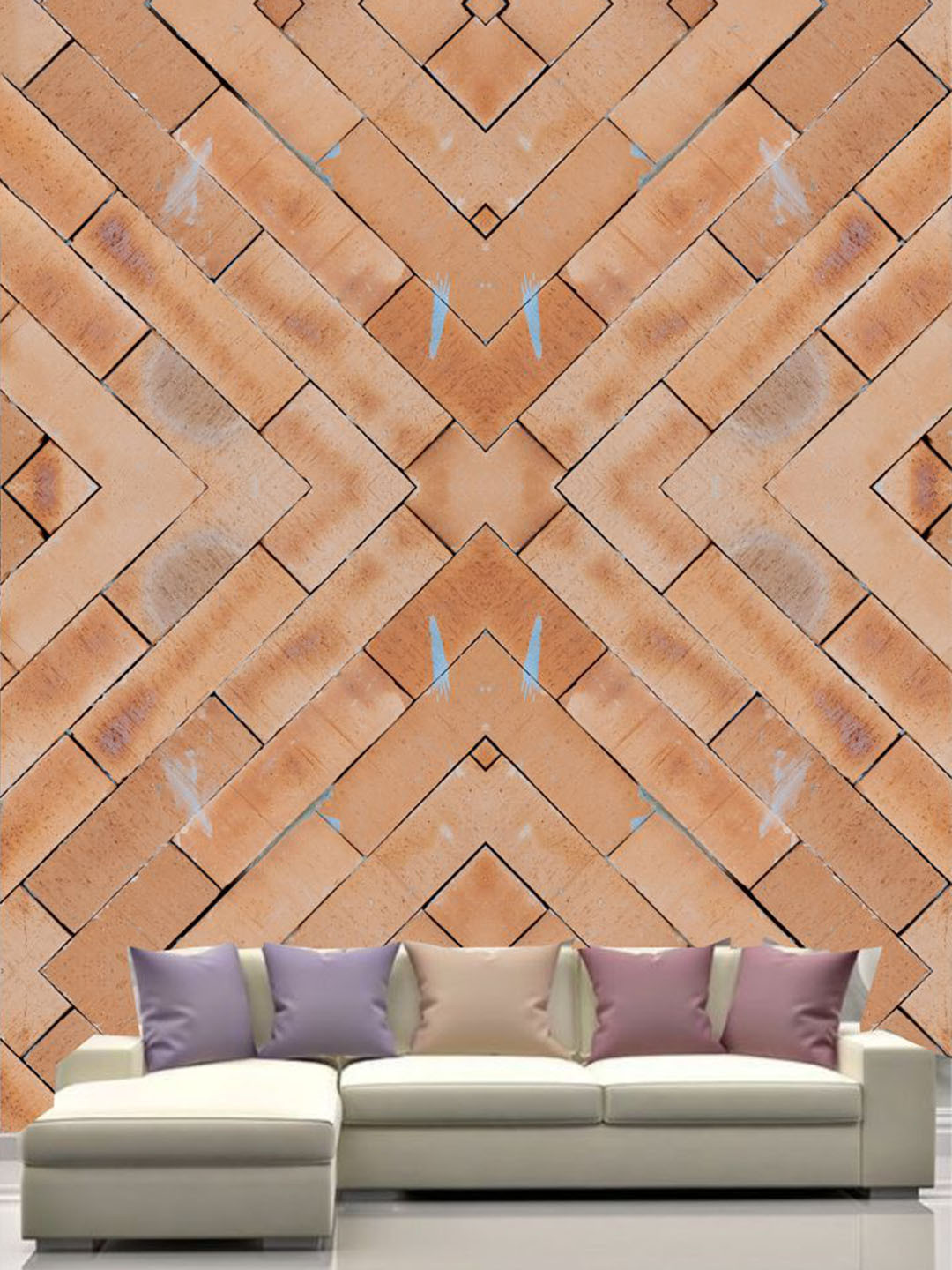

KSHIRSA Brown Printed Self Adhesive Laminated Wallpaper