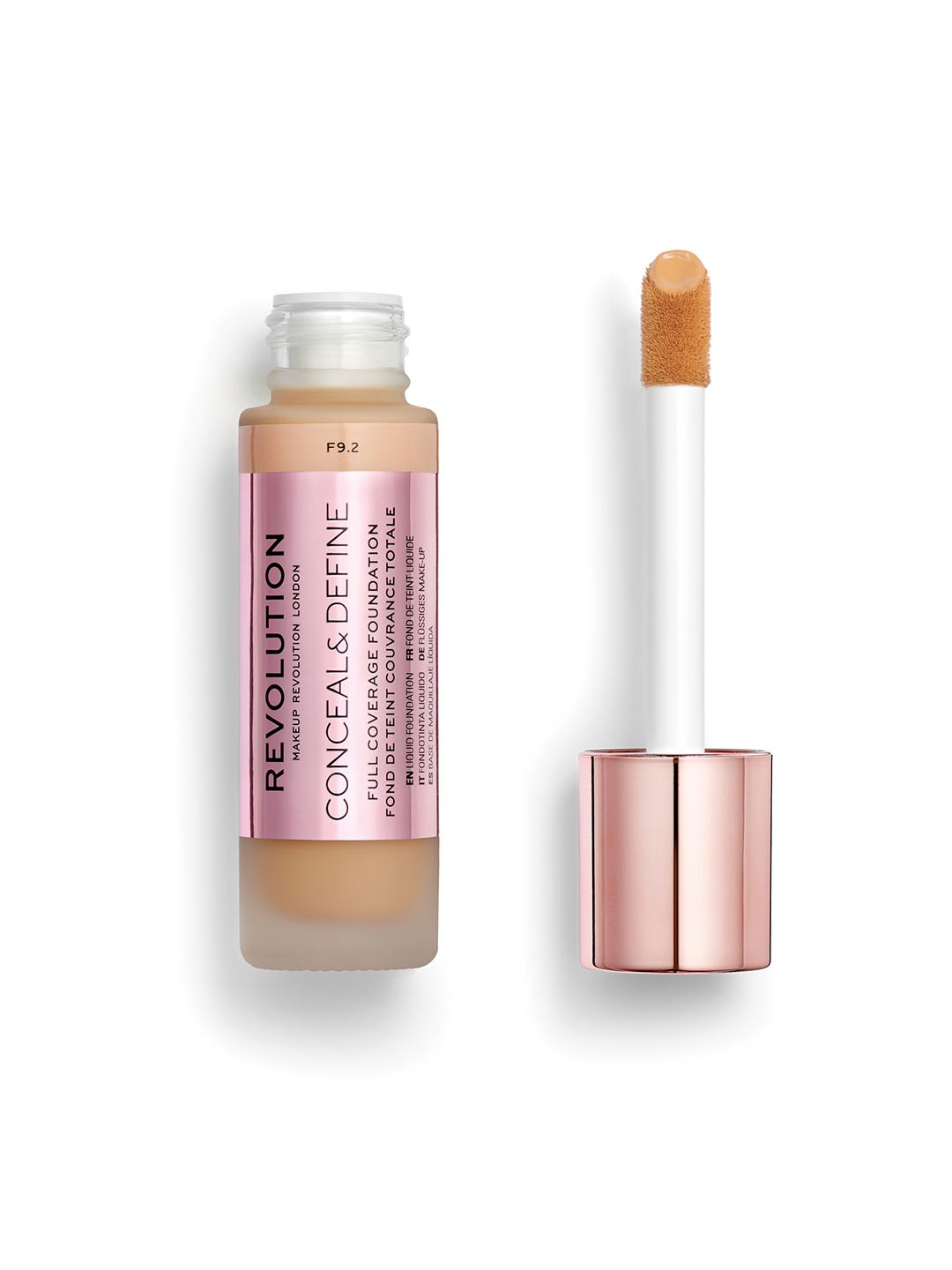 

Makeup Revolution London Conceal & Define Full Coverage Foundation 23ml - Shade F9.2, Beige