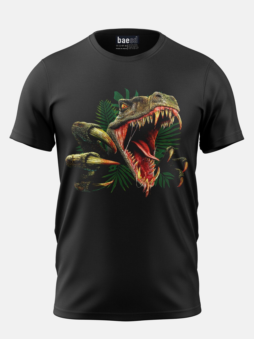 

BAESD Boys Graphic Printed Casual Cotton T-shirt, Black