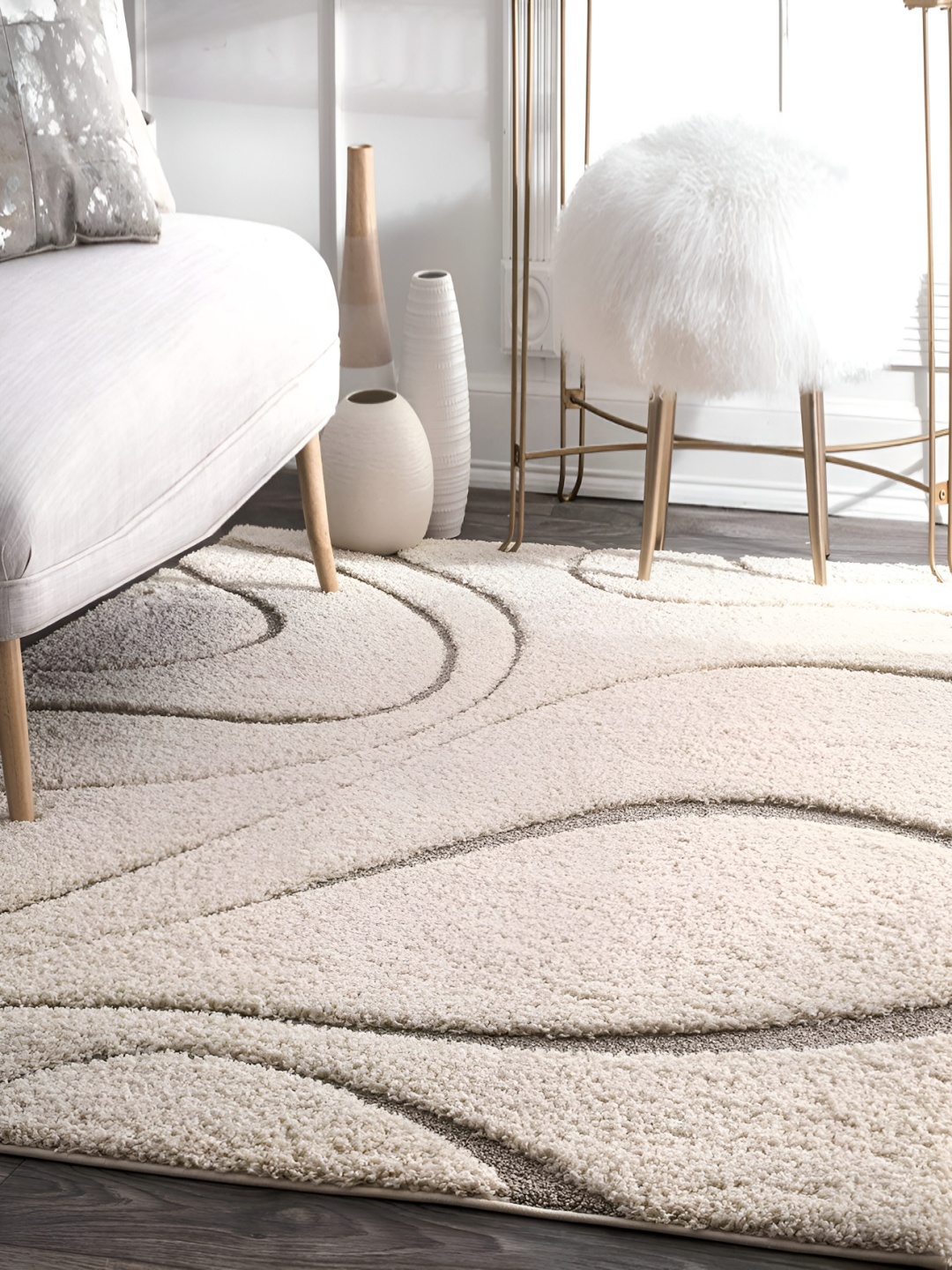

Asad Emporium Rugs Beige Abstract No Shredding Carpet