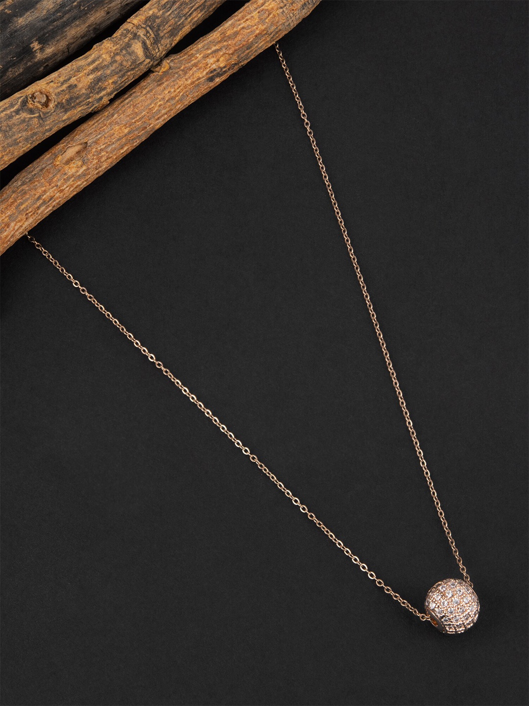 

E2O Gold-Plated Artificial Stones Studded Chain