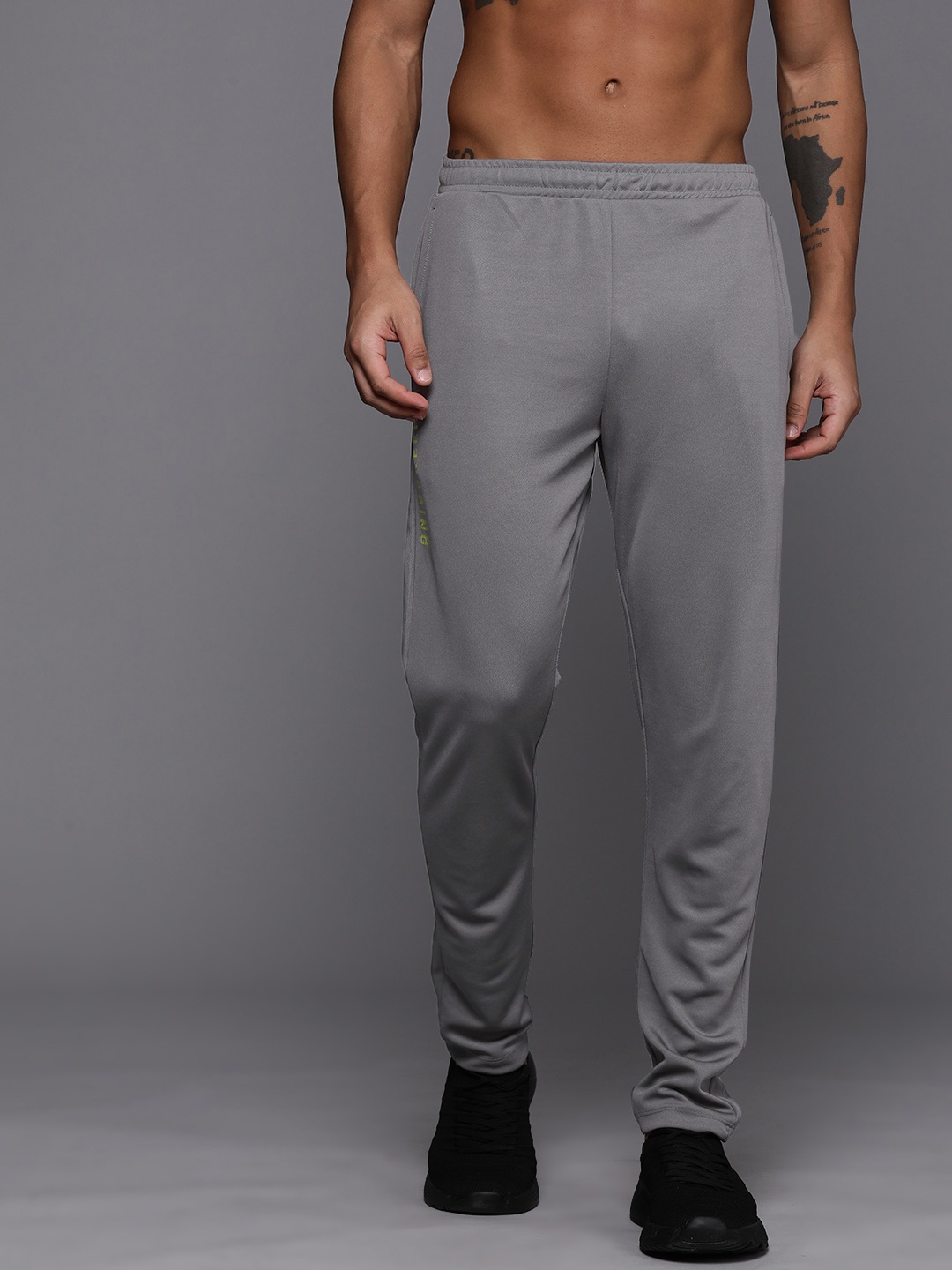 

HRX by Hrithik Roshan Men Rapid-Dry Training Track Pants, Grey