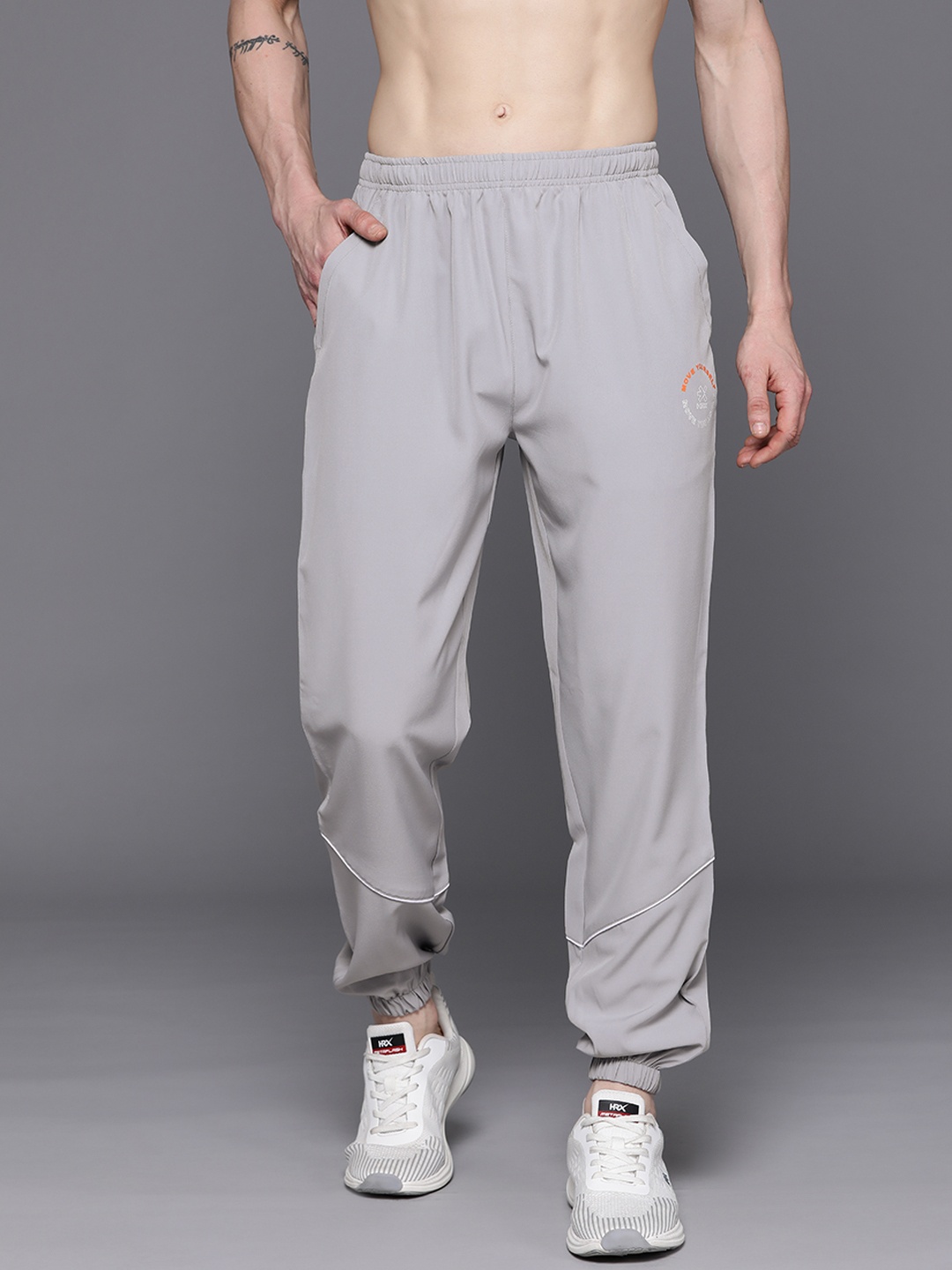 

HRX by Hrithik Roshan Men Rapid Dry Training Track Pants, Grey