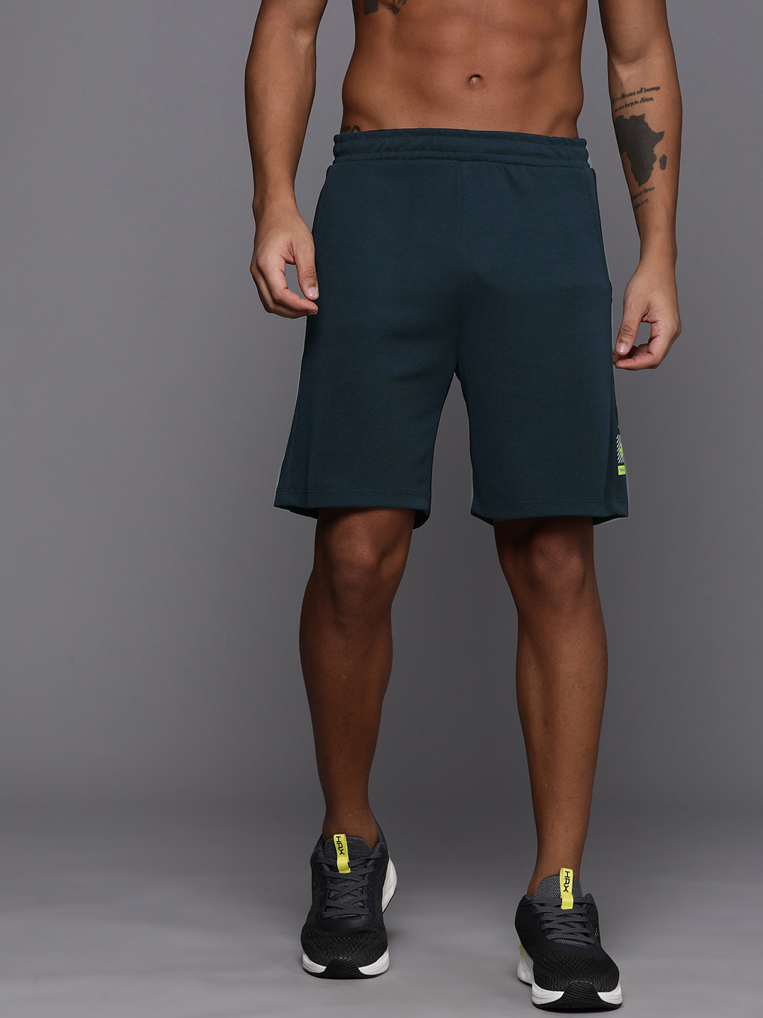 

HRX by Hrithik Roshan Men Training Shorts, Teal