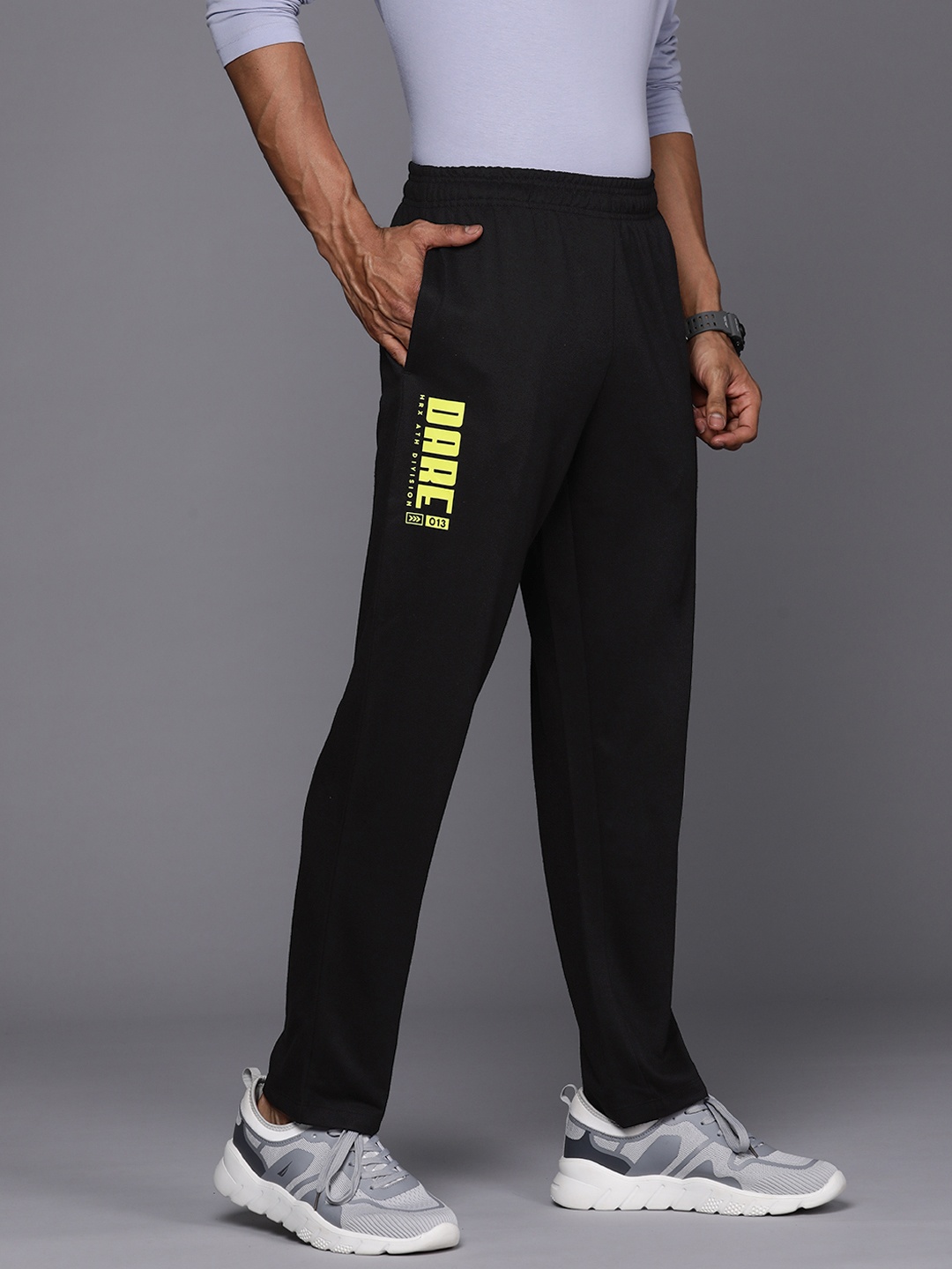 

HRX by Hrithik Roshan Men Casual Track Pants, Black