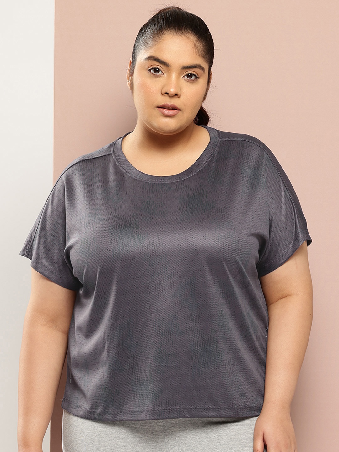 

Sztori Plus Size Casual T-shirt, Charcoal