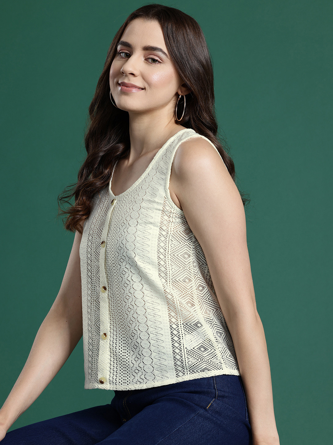 

DressBerry Knitted Top, Off white