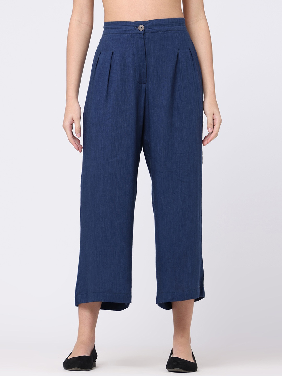 

Saltpetre Colourblocked Boat Neck Organic Cotton Co-Ords, Navy blue