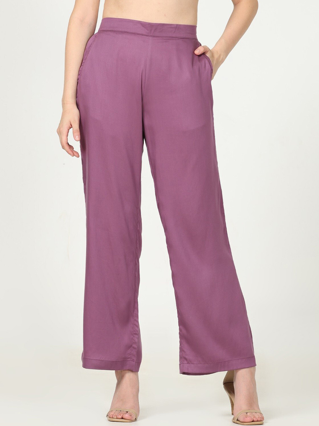 

Saltpetre V-Neck Tunic & Trousers, Purple