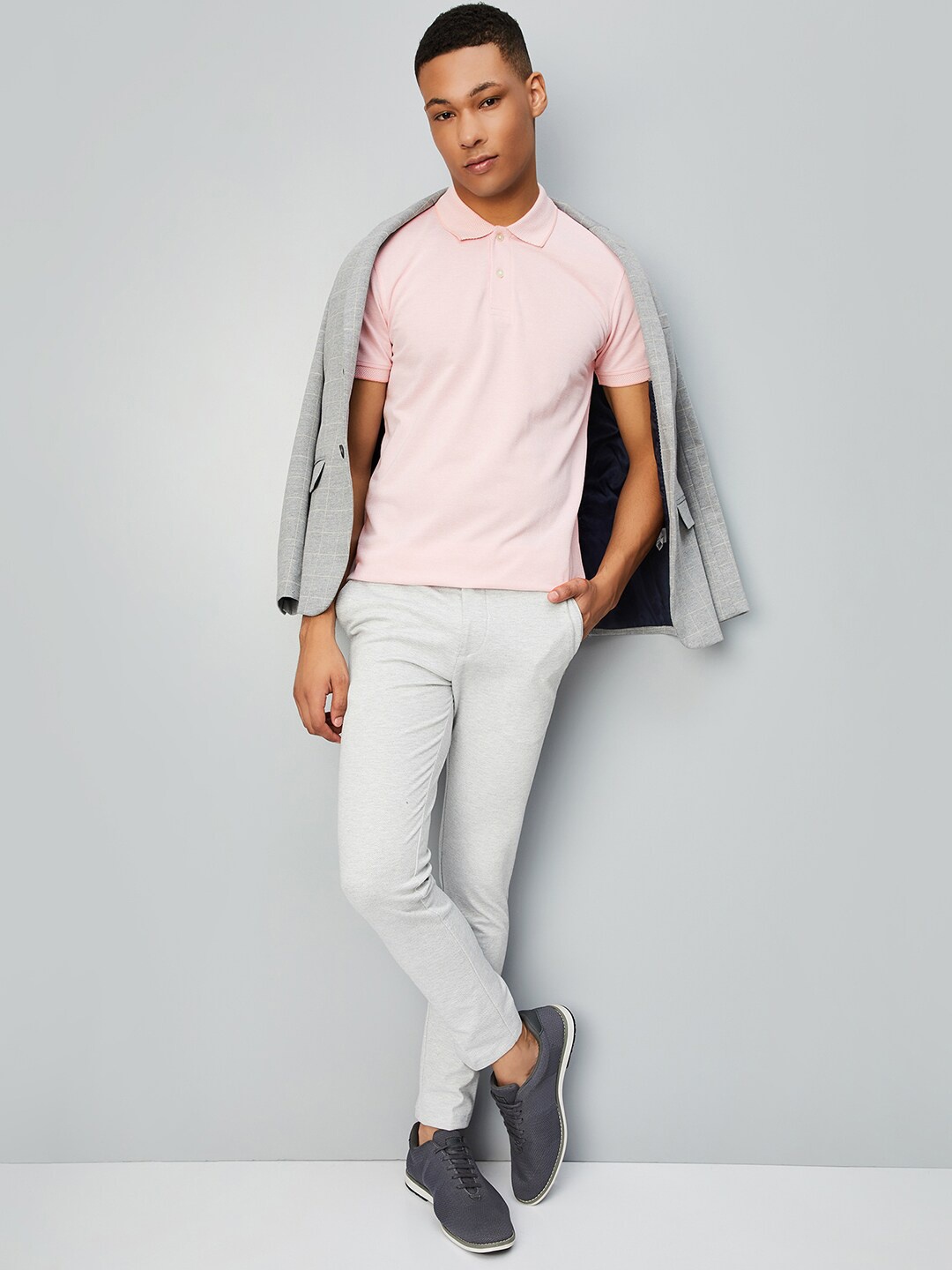 

max Polo Collar Regular Fit T-shirt, Pink