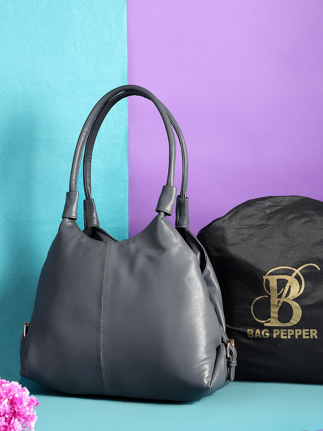 

Bag Pepper Structured Shoulder Bag, Grey