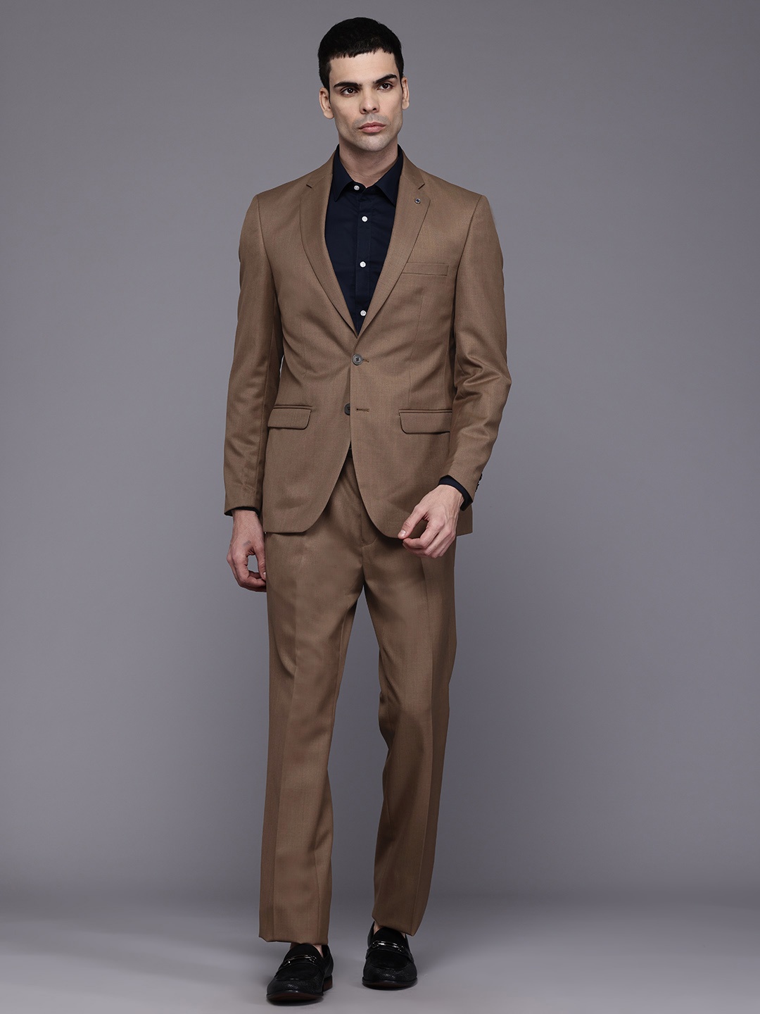 

Raymond Formal Regular-Fit Blazer & Trouser, Brown