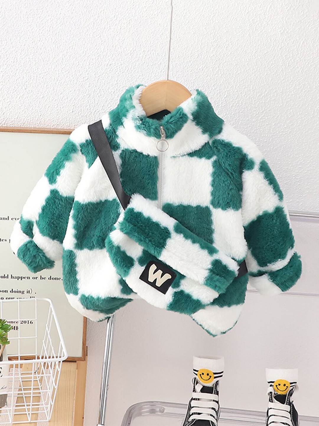 

INCLUD Boys Green Lightweight Knitted Jacket