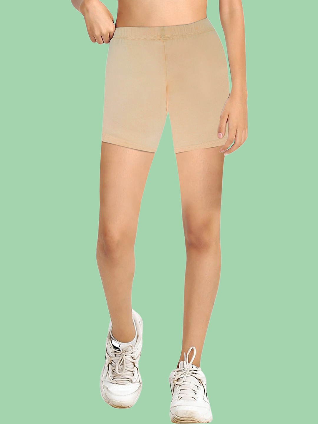 

DChica Women Cotton Boy Shorts Briefs, Cream