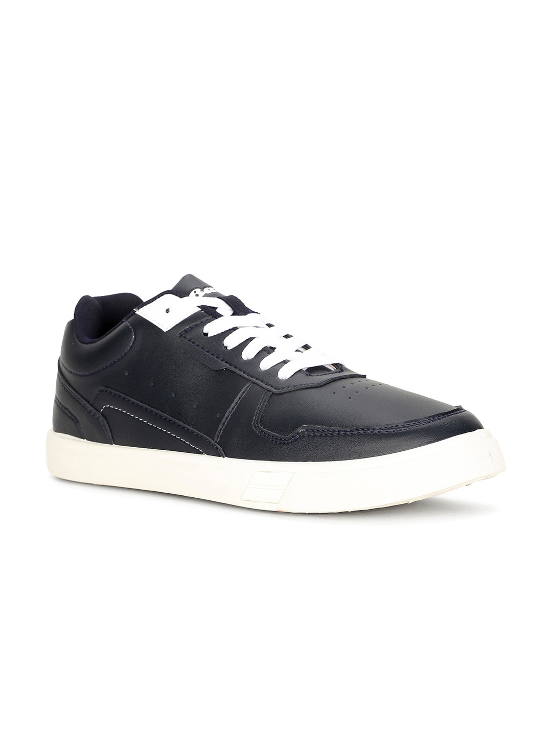 

Bata Men Perforations Round Toe Sneakers, Navy blue
